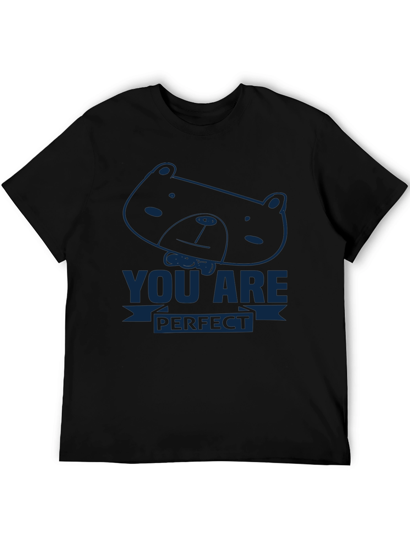 You Are Perfect Bear Graphic Tee - Soft Cotton Comfort