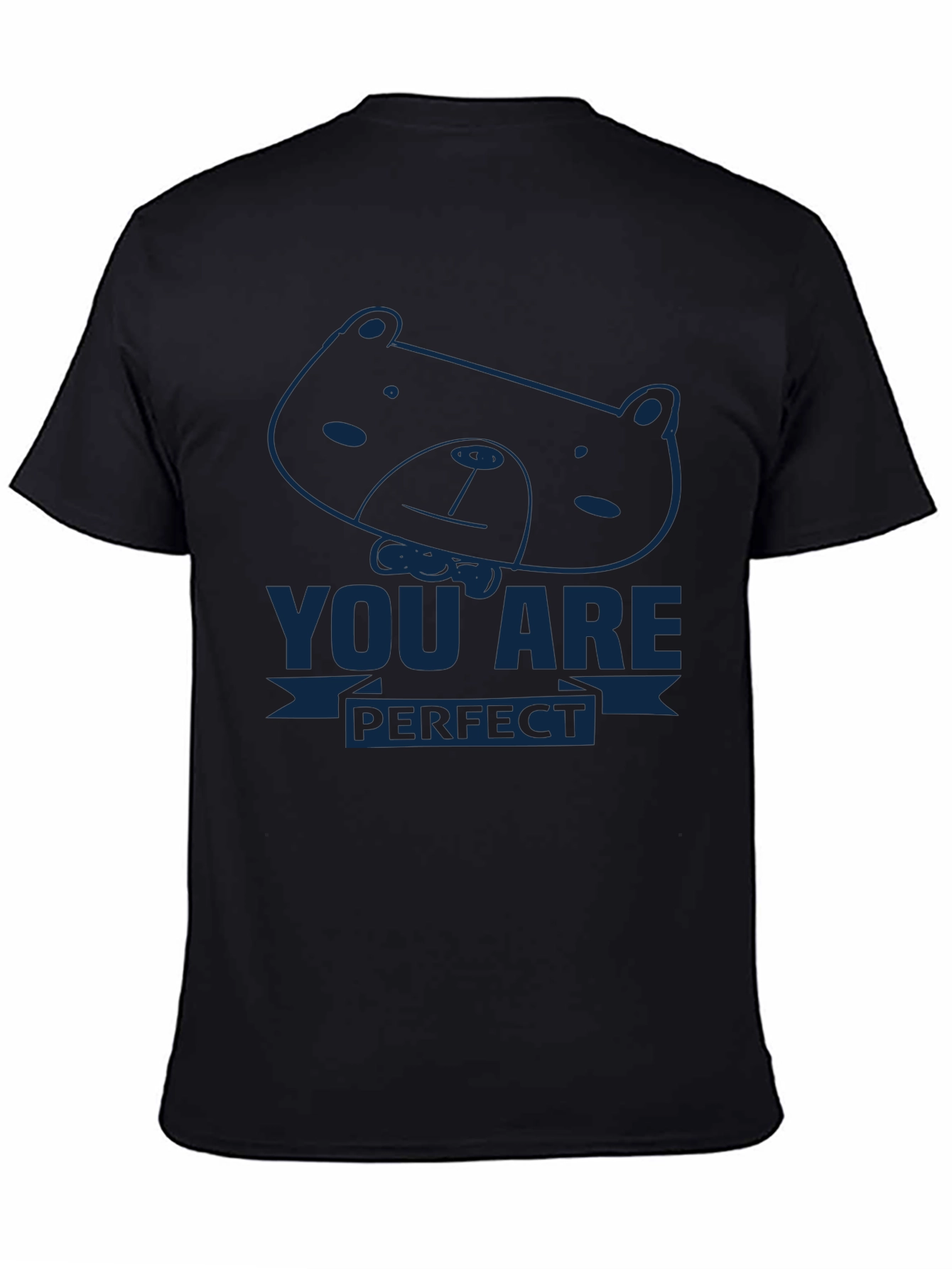 You Are Perfect Bear Graphic Tee - Soft Cotton Comfort