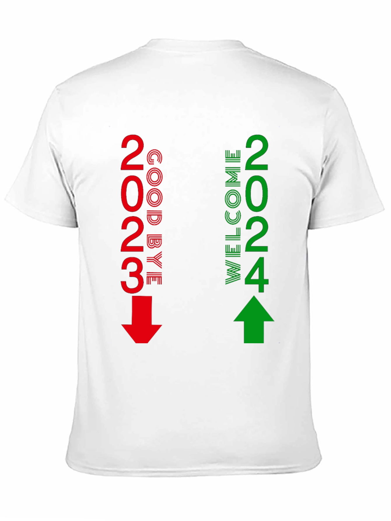 Goodbye 2023 Welcome 2024 New Year T-Shirt
