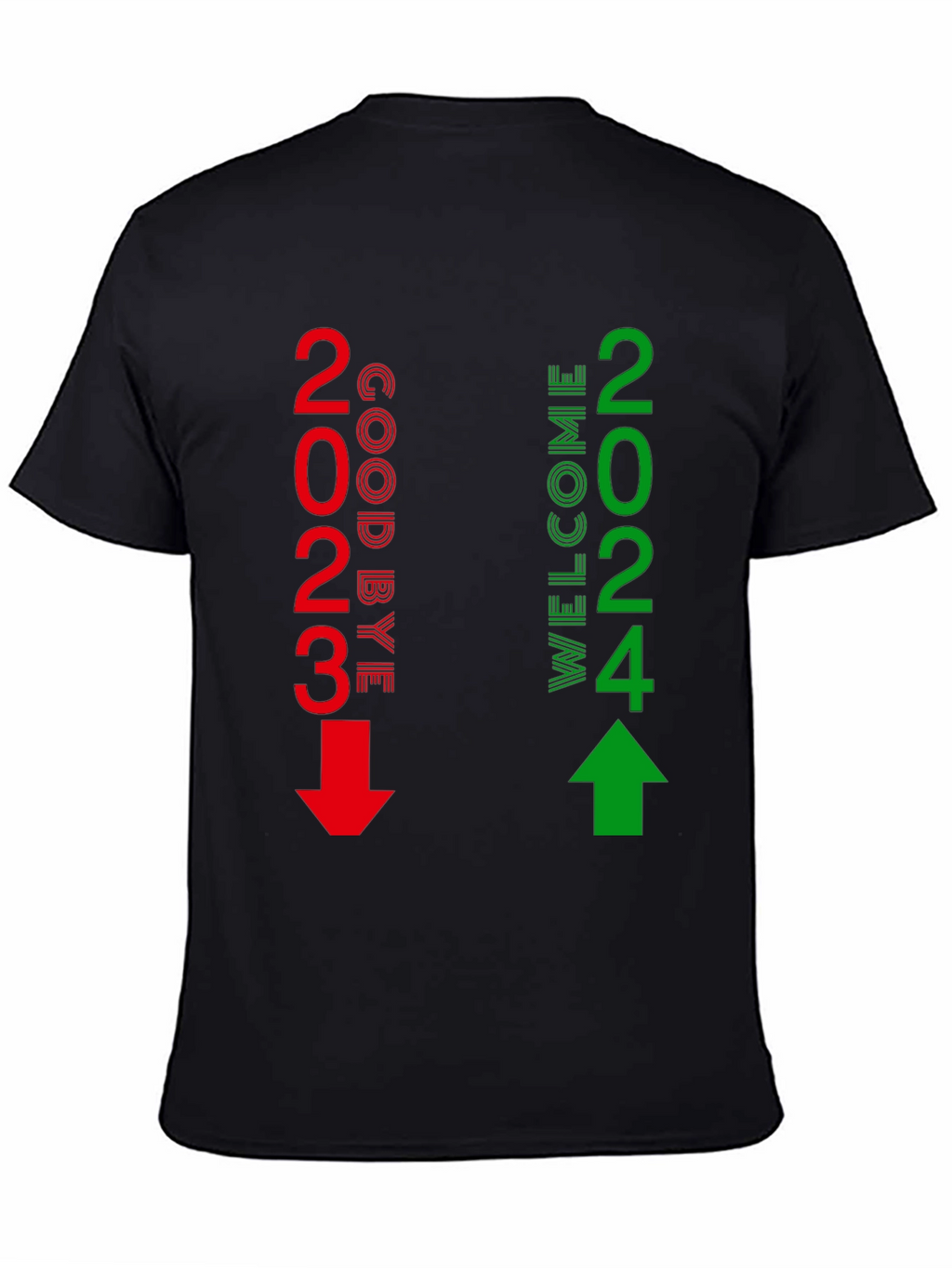 Goodbye 2023 Welcome 2024 New Year T-Shirt