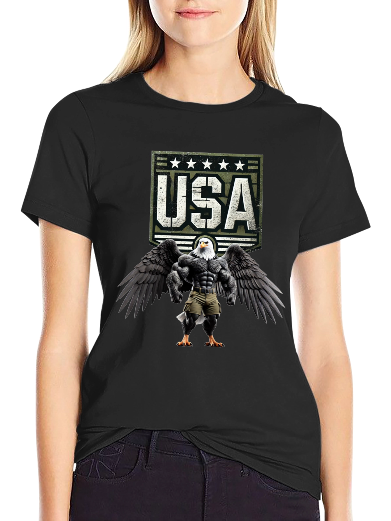 USA Eagle Graphic T-Shirt