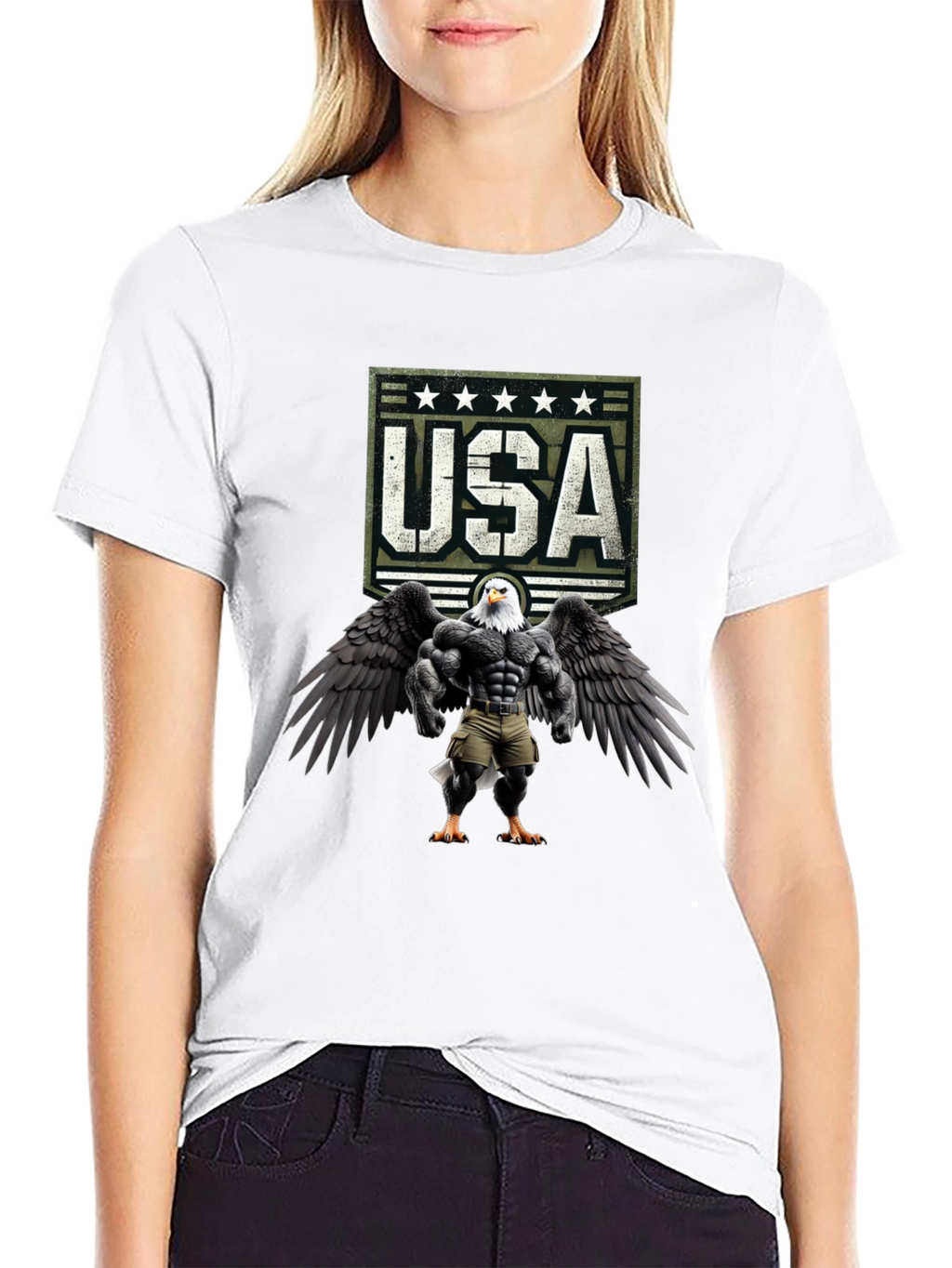 USA Eagle Graphic T-Shirt