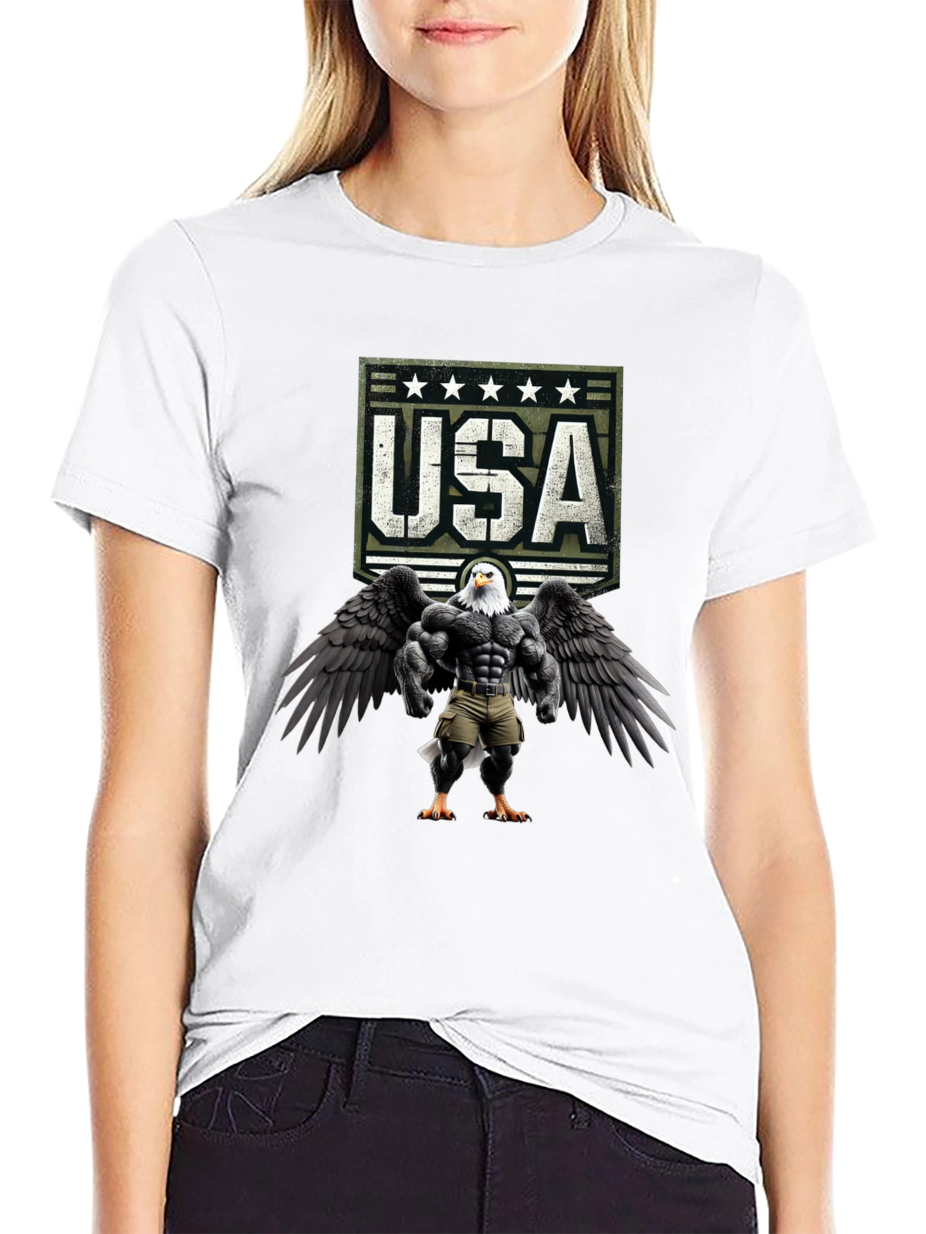 USA Eagle Graphic T-Shirt