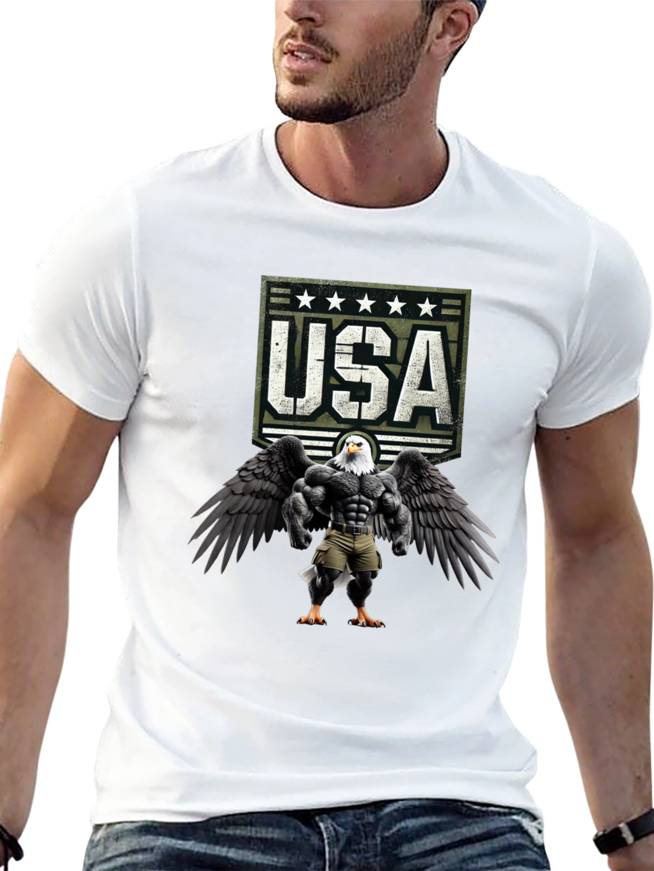 USA Eagle Graphic T-Shirt