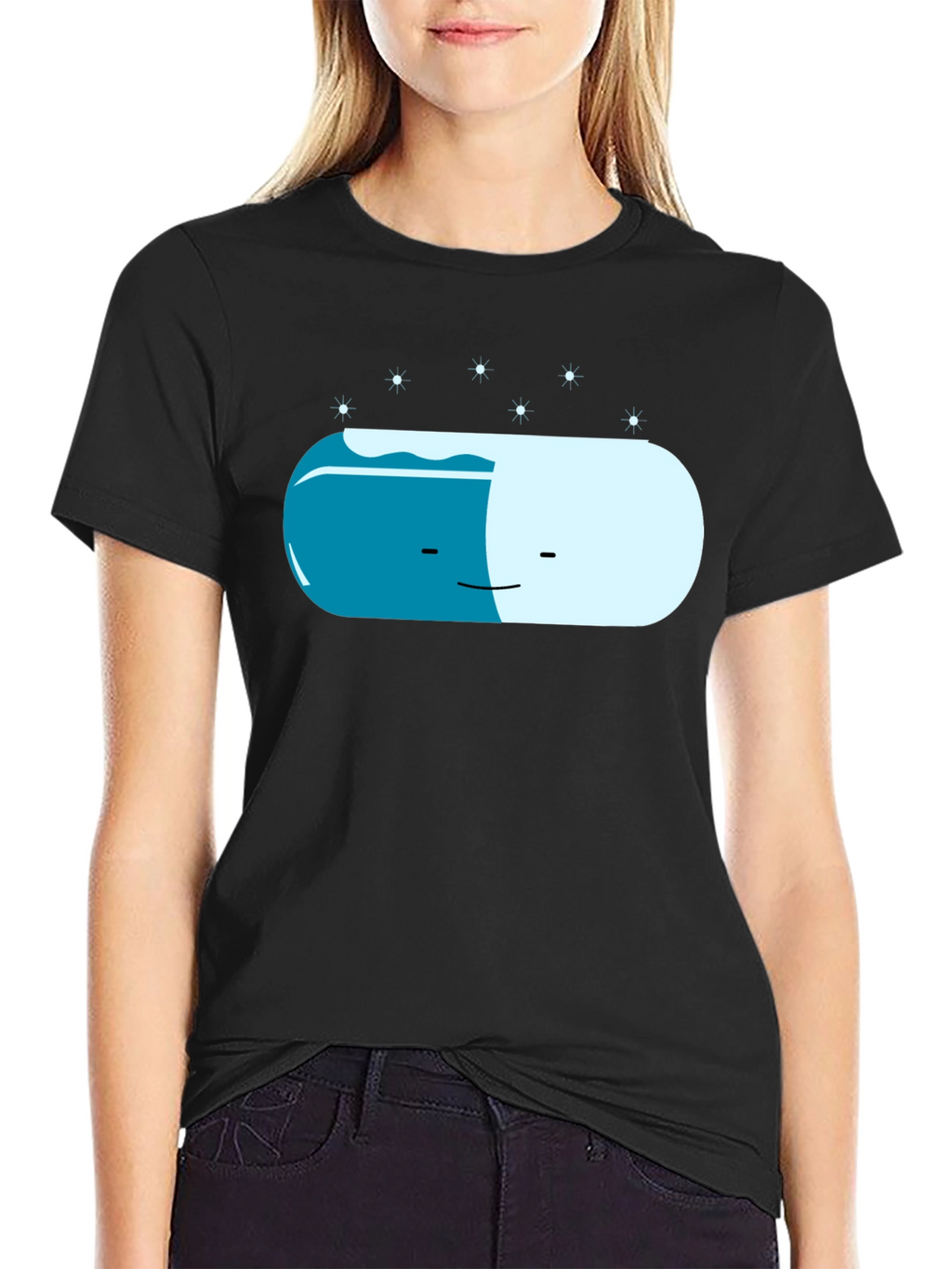 Chill Pill Graphic Tee - Relaxed Style