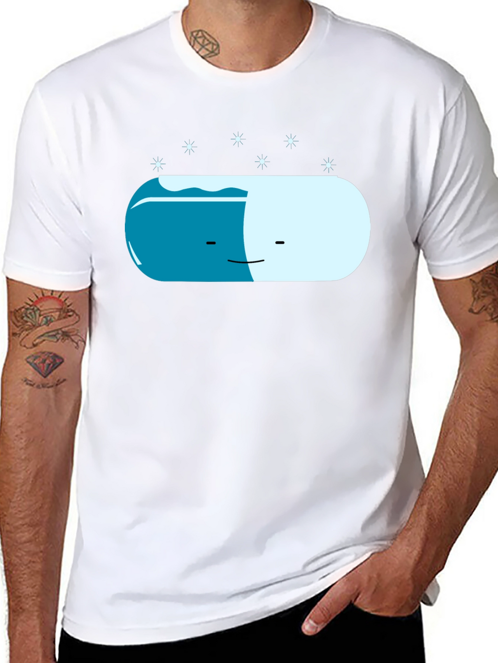 Chill Pill Graphic Tee - Relaxed Style