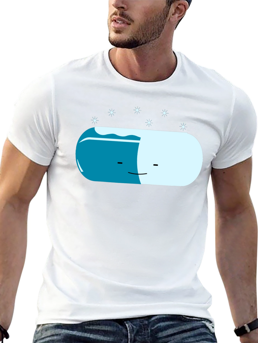Chill Pill Graphic Tee - Relaxed Style