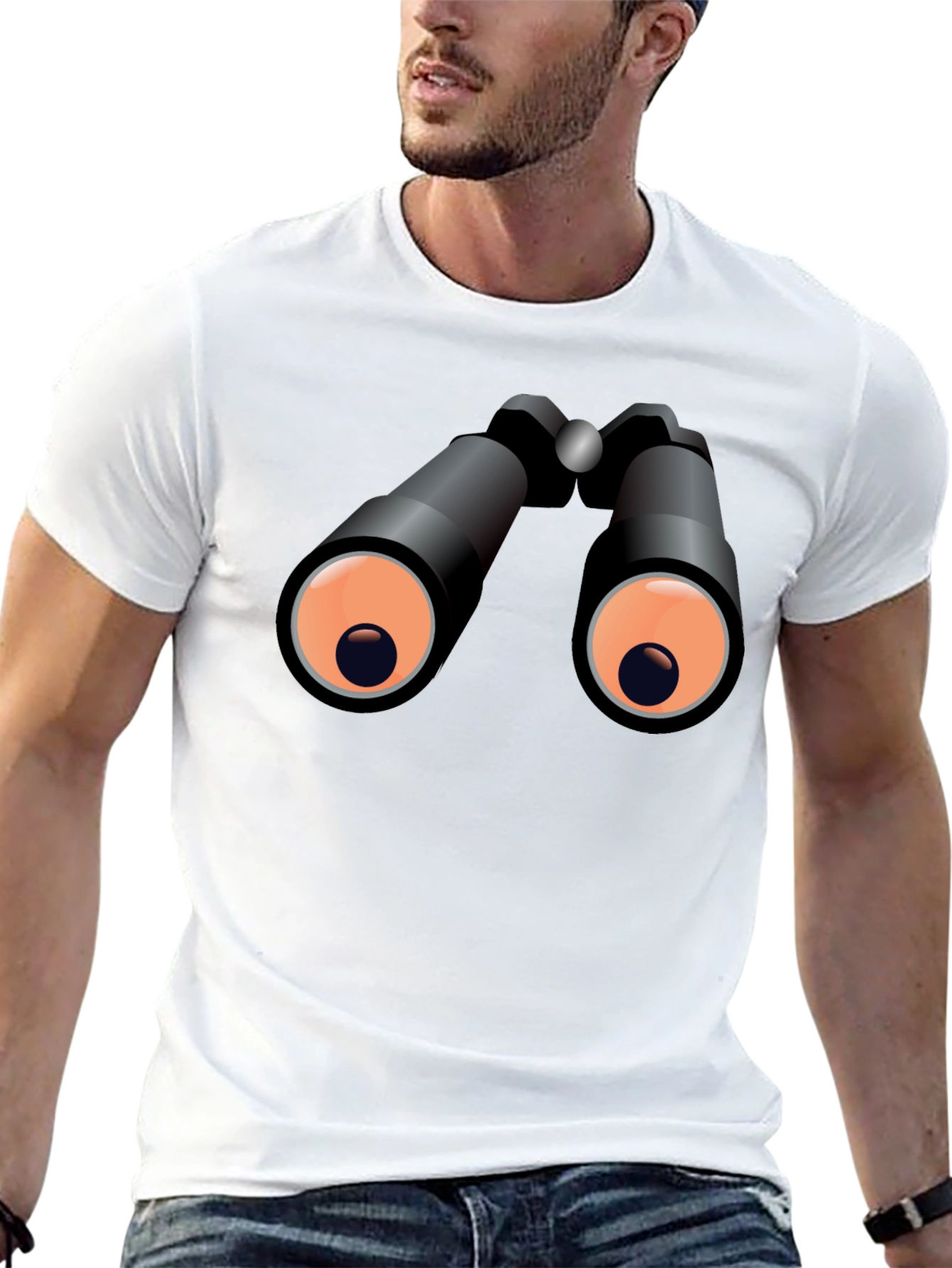 Binoculars Graphic Tee - See the World!