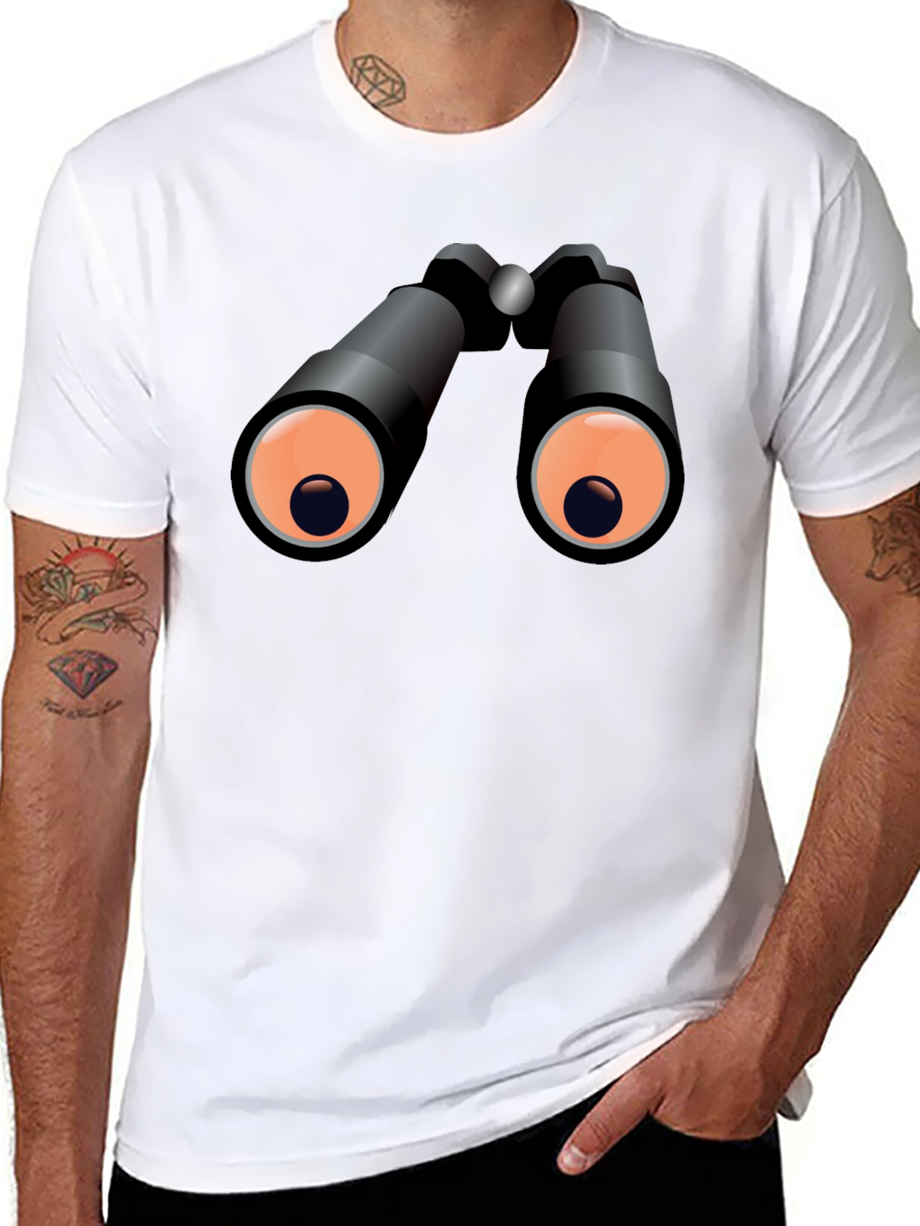 Binoculars Graphic Tee - See the World!