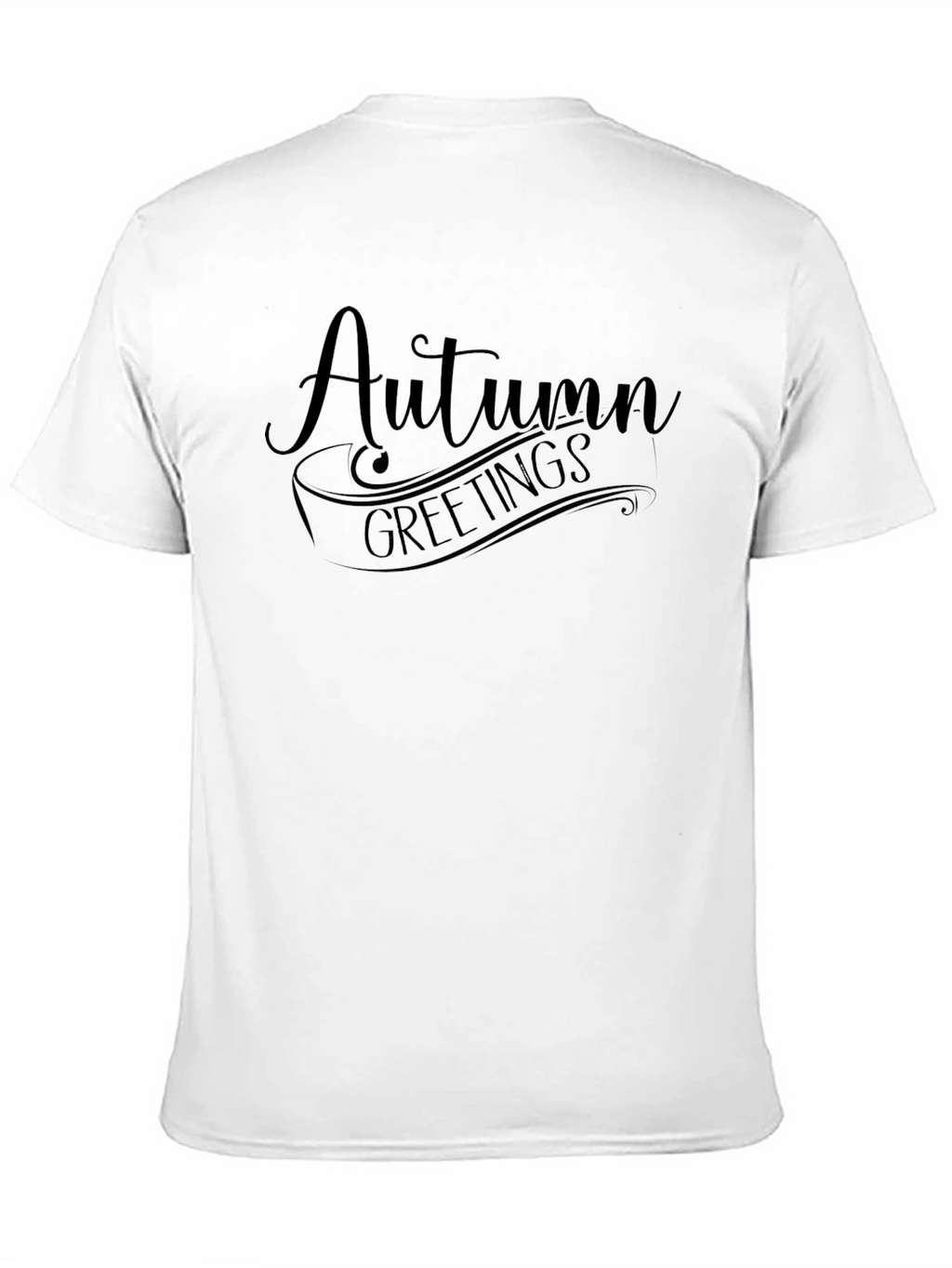 Autumn Greetings Black T-Shirt