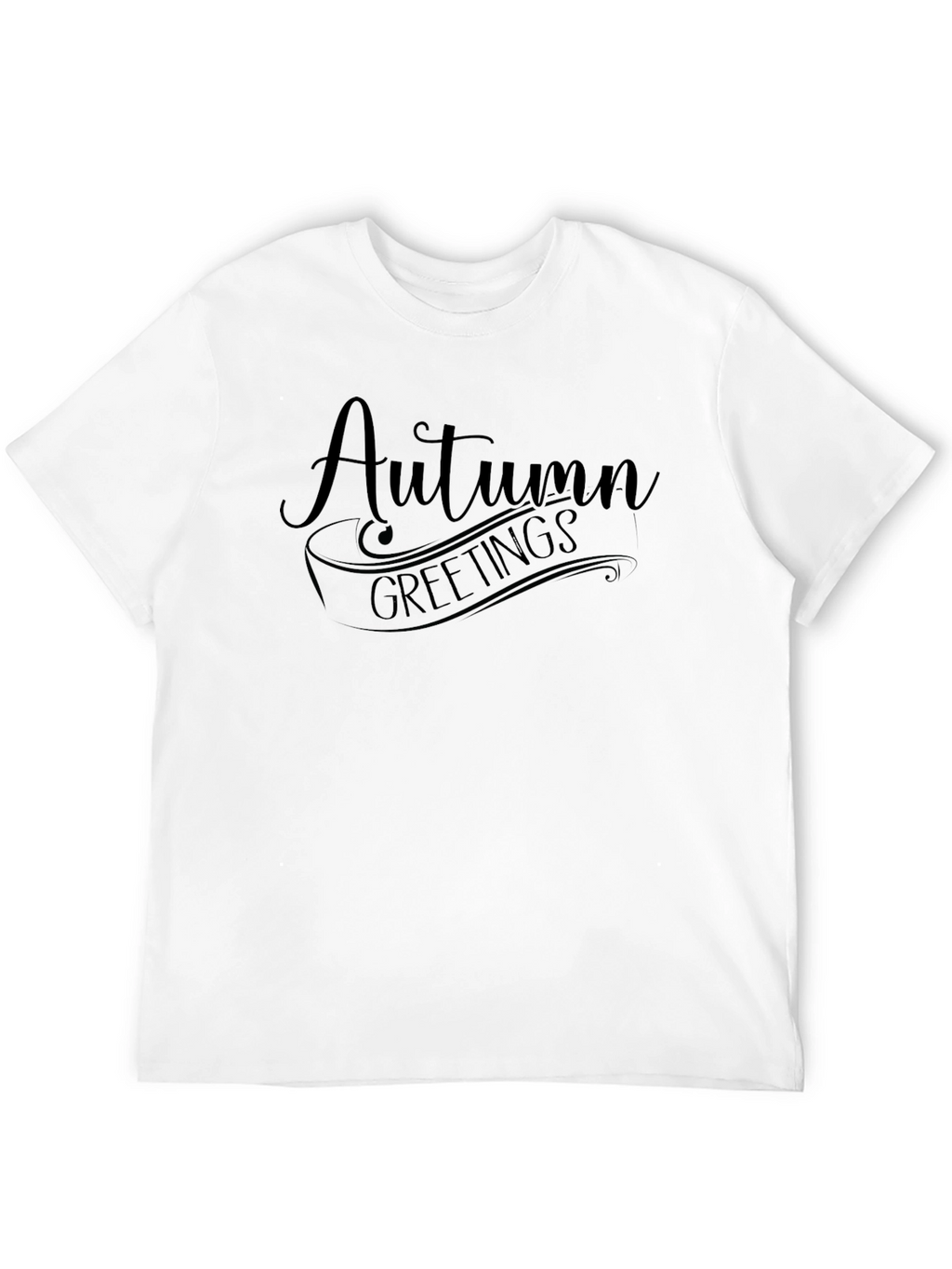 Autumn Greetings Black T-Shirt
