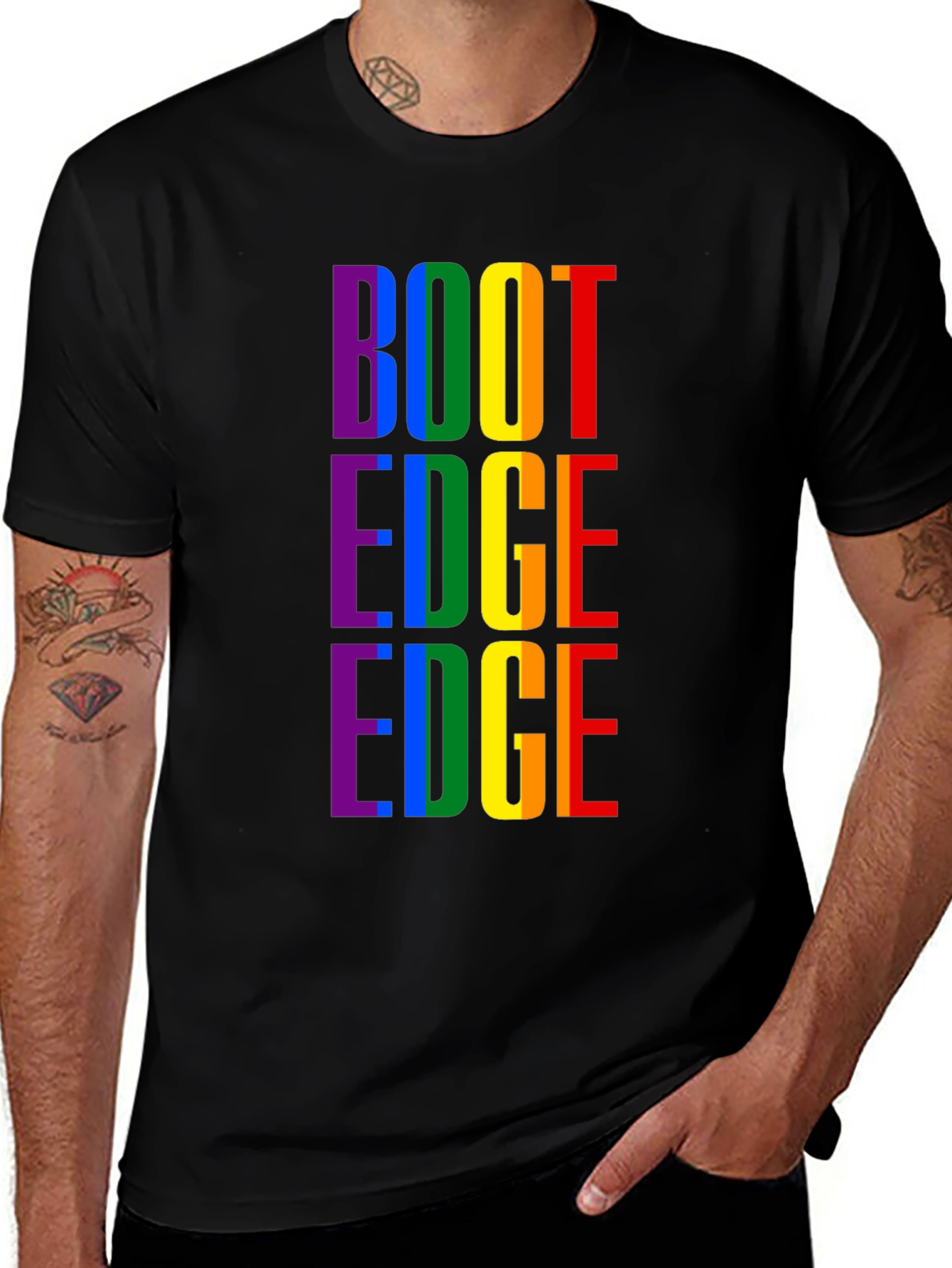 Rainbow BOOT EDGE EDGE Pride T-Shirt