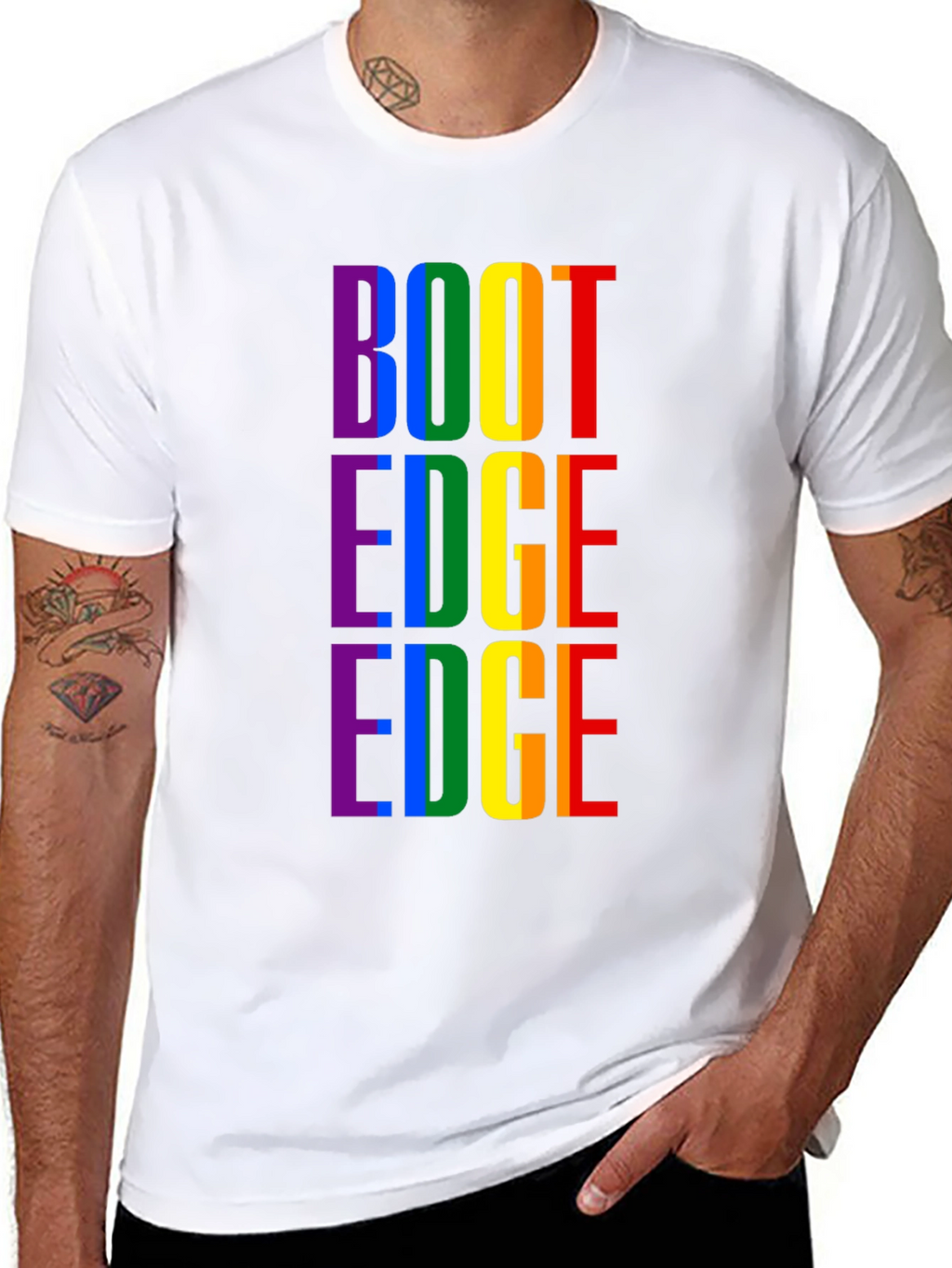 Rainbow BOOT EDGE EDGE Pride T-Shirt