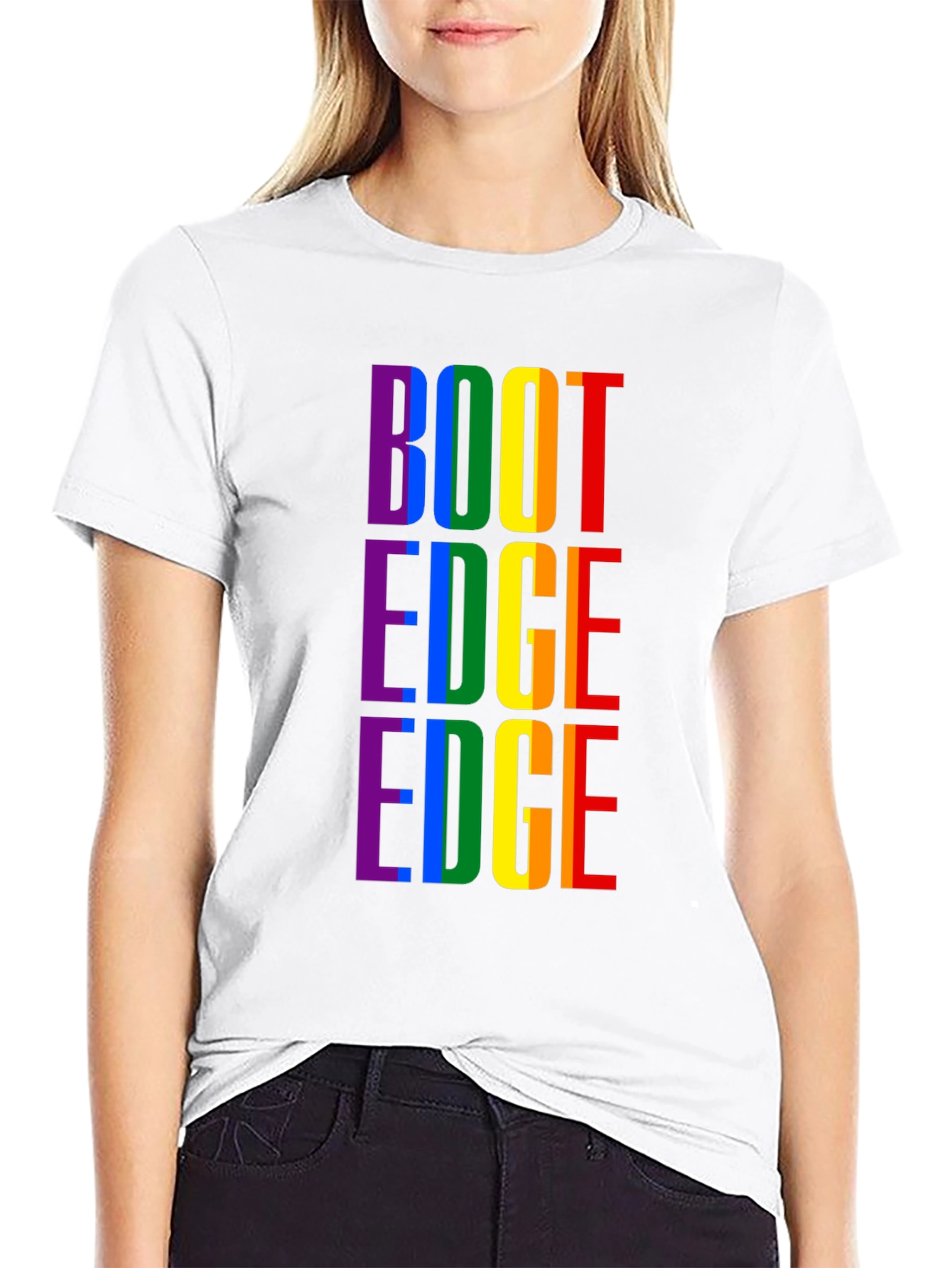 Rainbow BOOT EDGE EDGE Pride T-Shirt