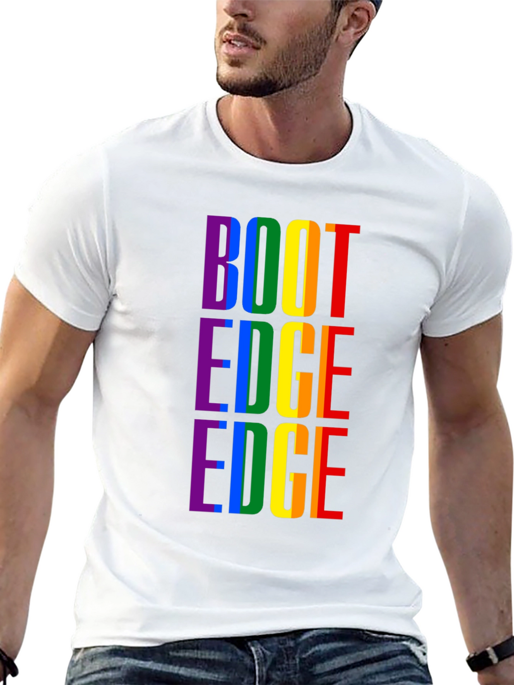 Rainbow BOOT EDGE EDGE Pride T-Shirt