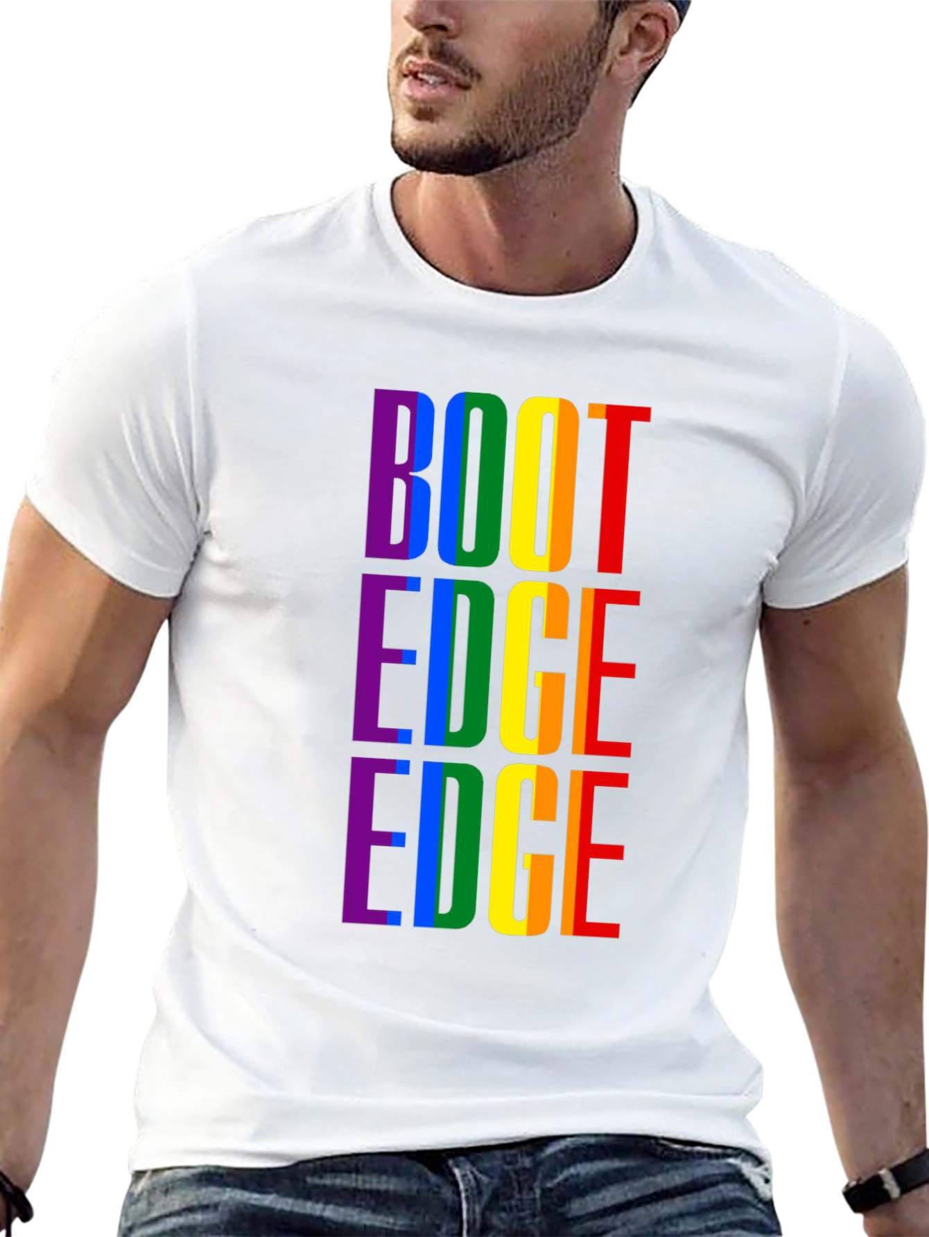 Rainbow BOOT EDGE EDGE Pride T-Shirt