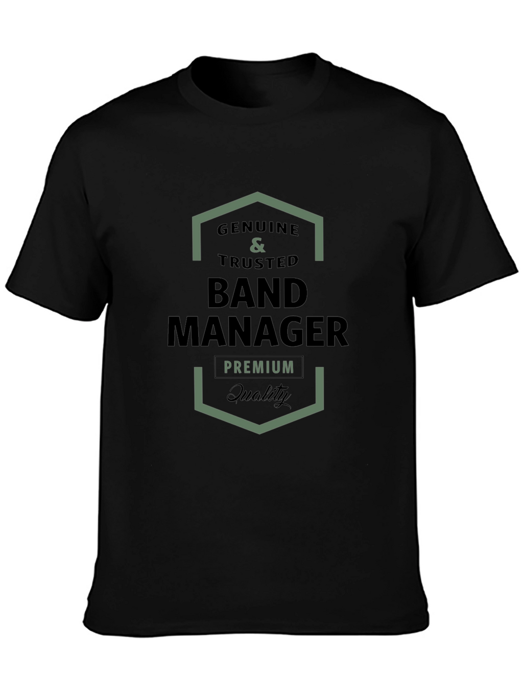 Genuine Band Manager Black T-Shirt