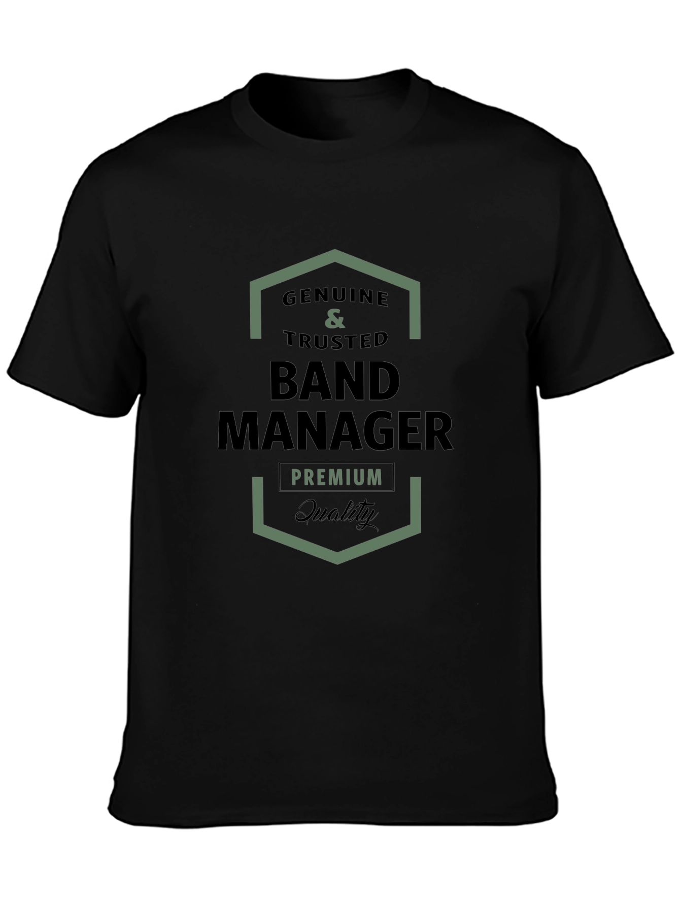 Genuine Band Manager Black T-Shirt