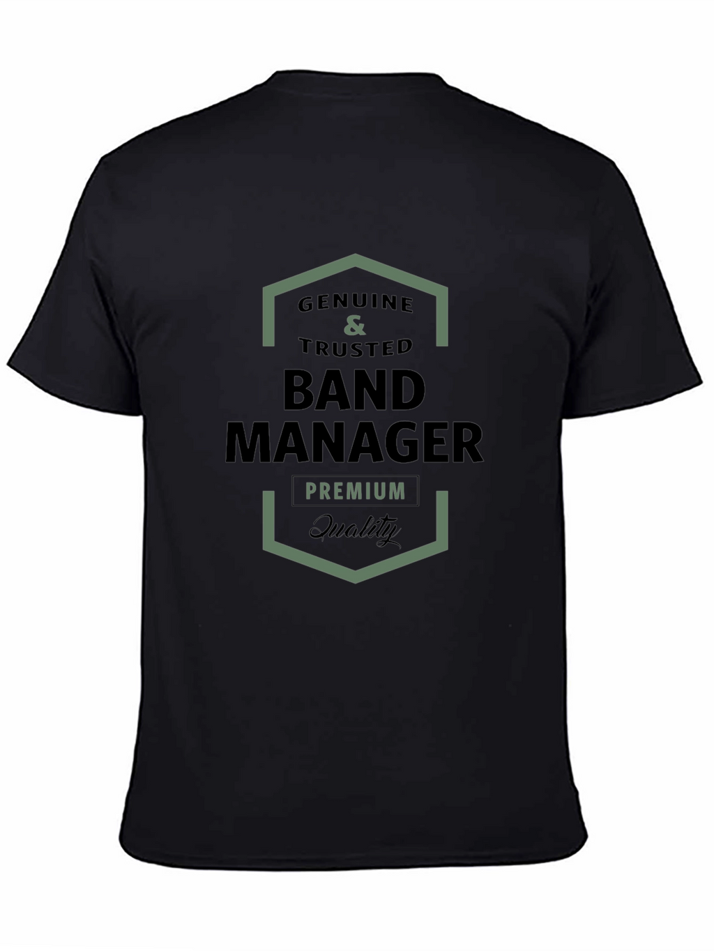 Genuine Band Manager Black T-Shirt