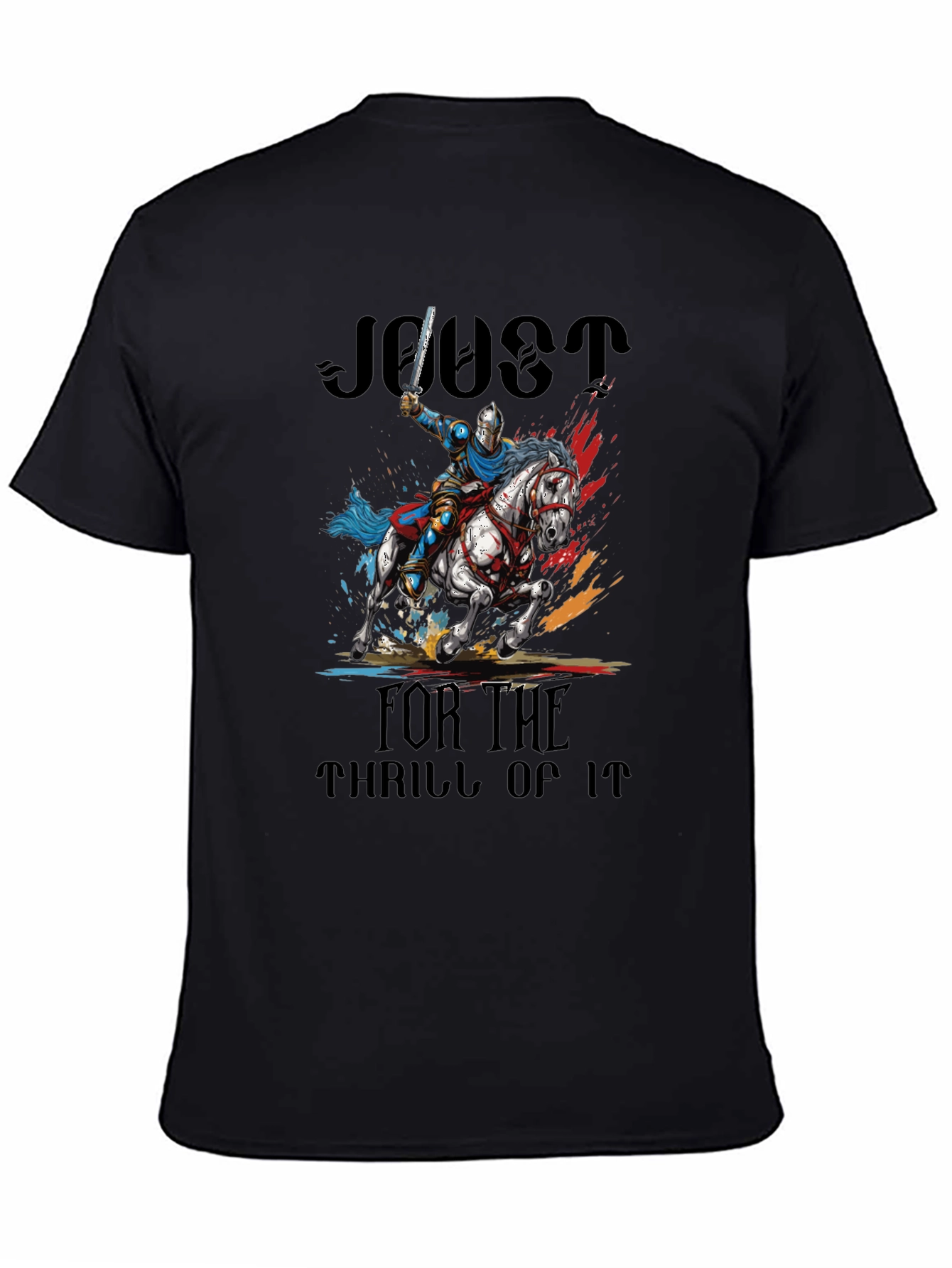 Knight Jousting T-Shirt - For the Thrill of It!