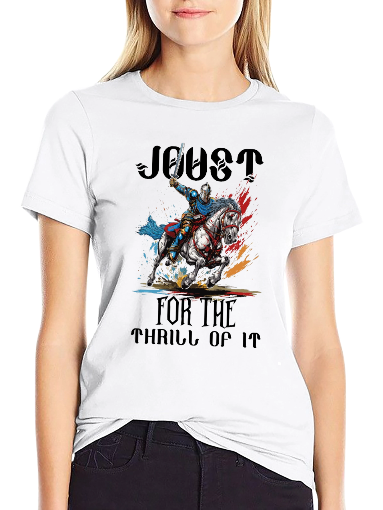 Knight Jousting T-Shirt - For the Thrill of It!
