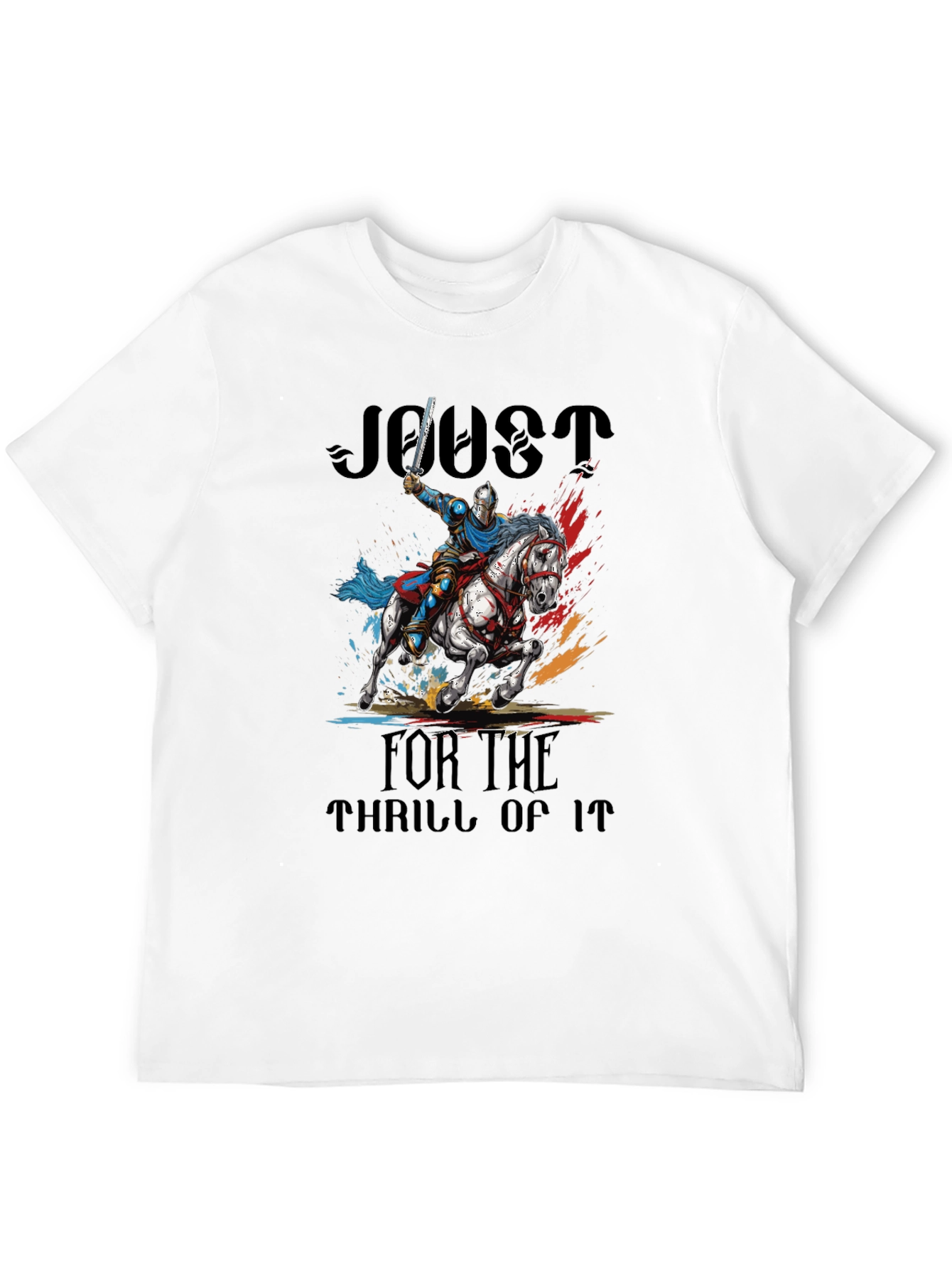 Knight Jousting T-Shirt - For the Thrill of It!