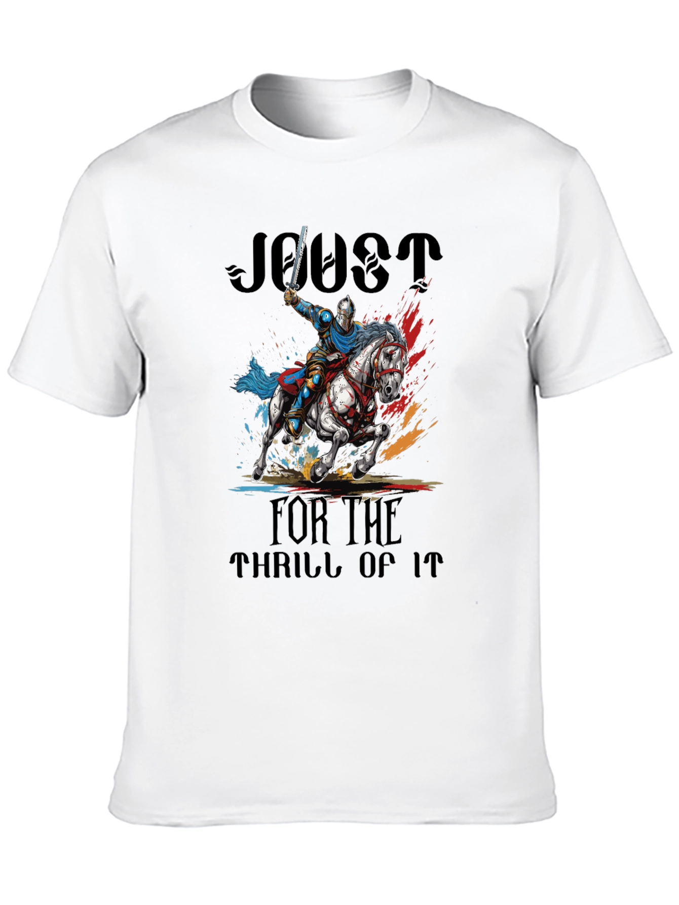 Knight Jousting T-Shirt - For the Thrill of It!