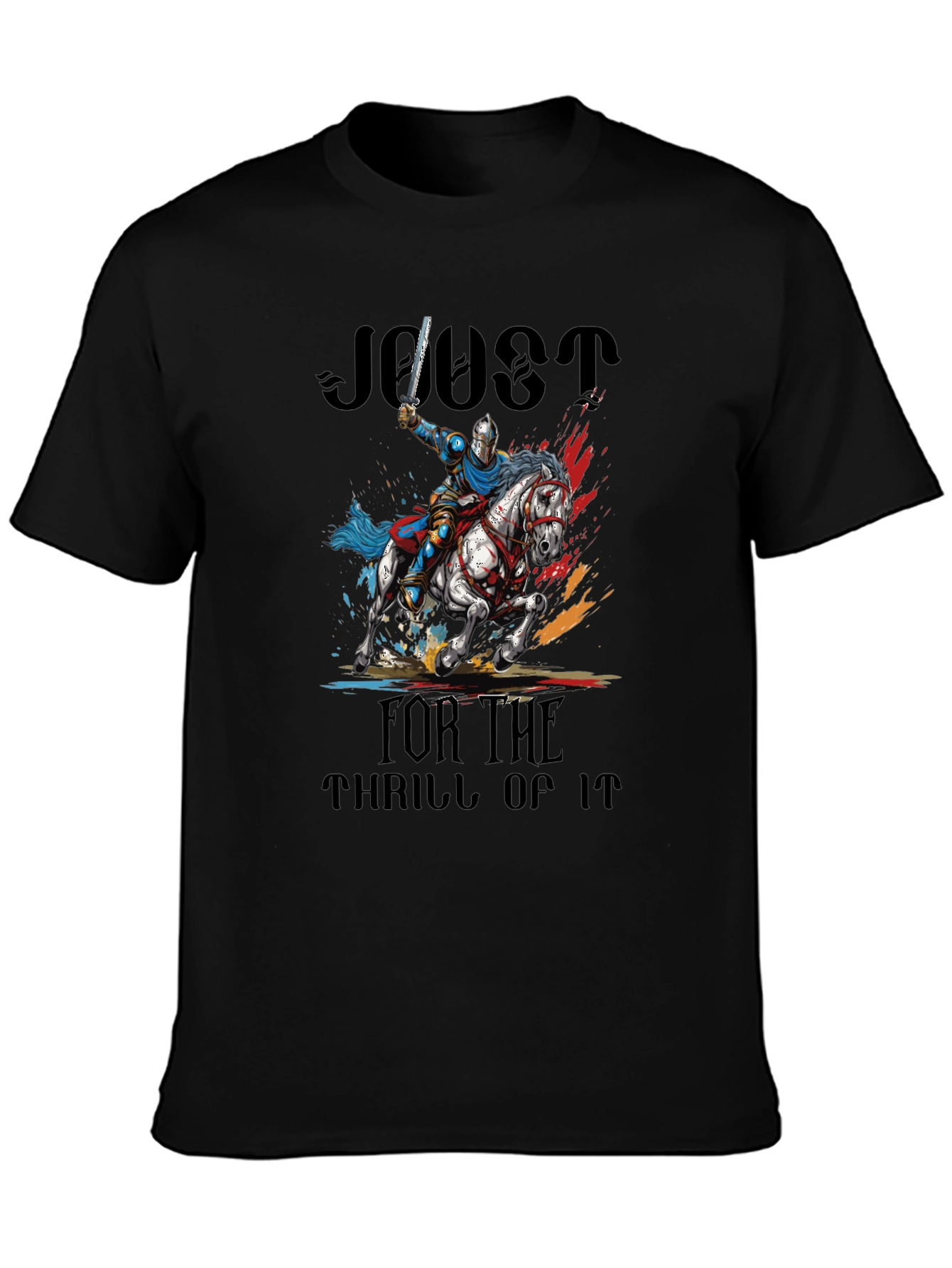 Knight Jousting T-Shirt - For the Thrill of It!