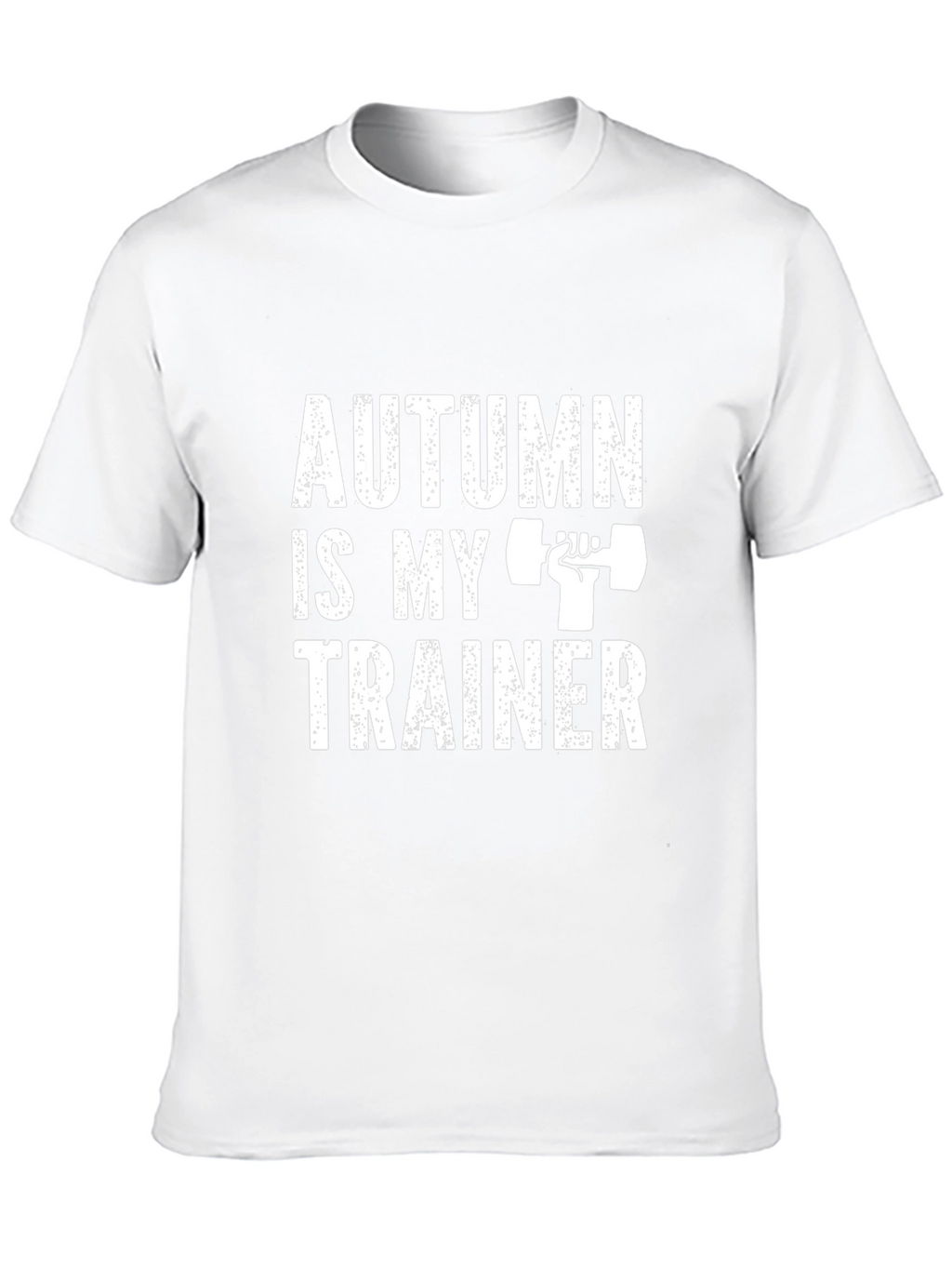 Autumn is My Trainer Black Graphic T-Shirt