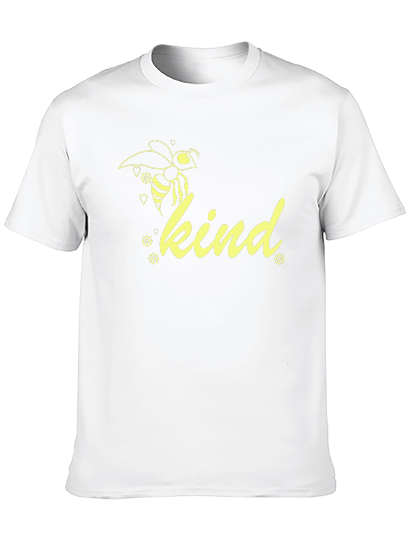 Bee Kind Graphic Tee - Unisex Black Cotton T-Shirt