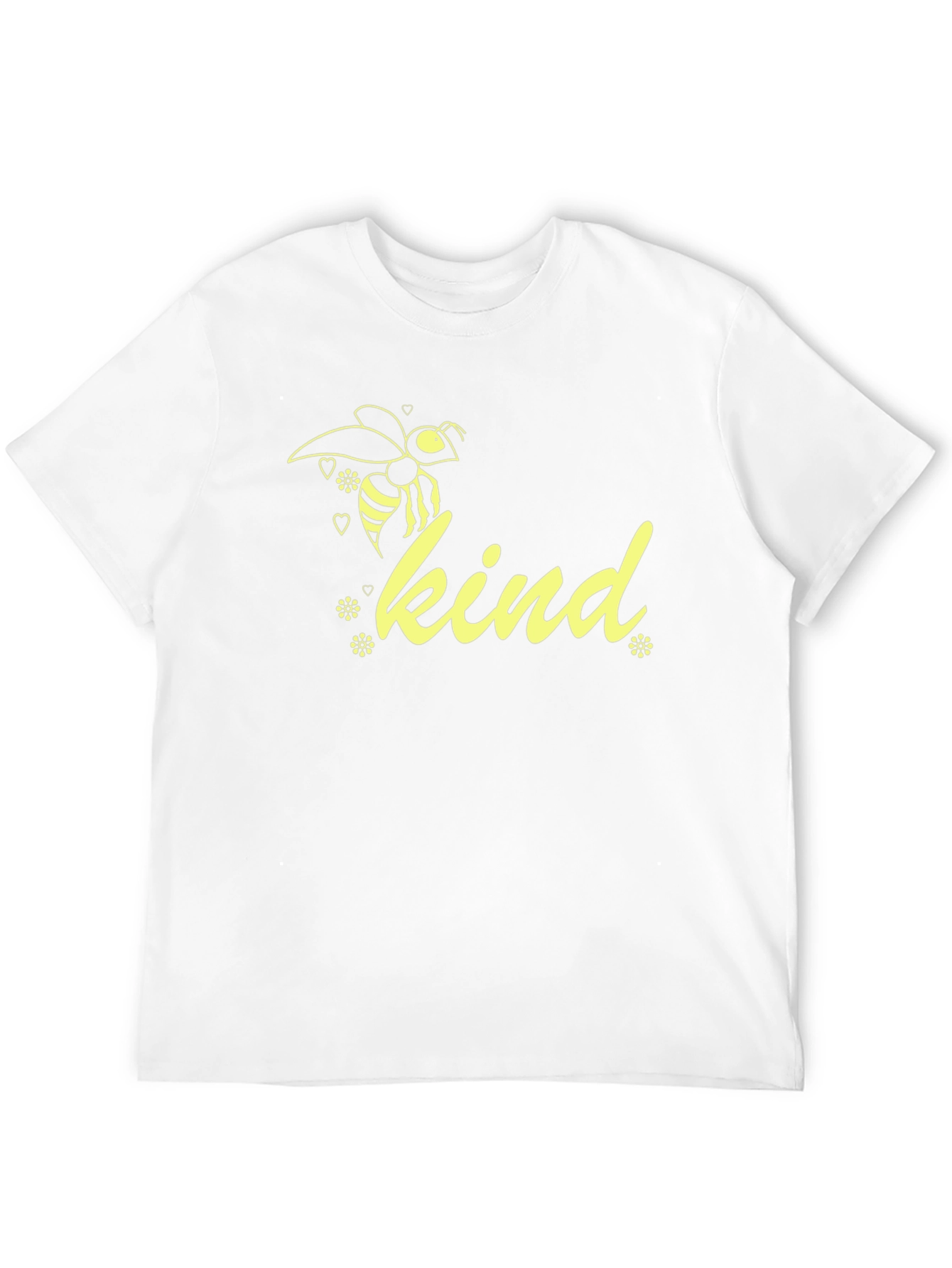 Bee Kind Graphic Tee - Unisex Black Cotton T-Shirt