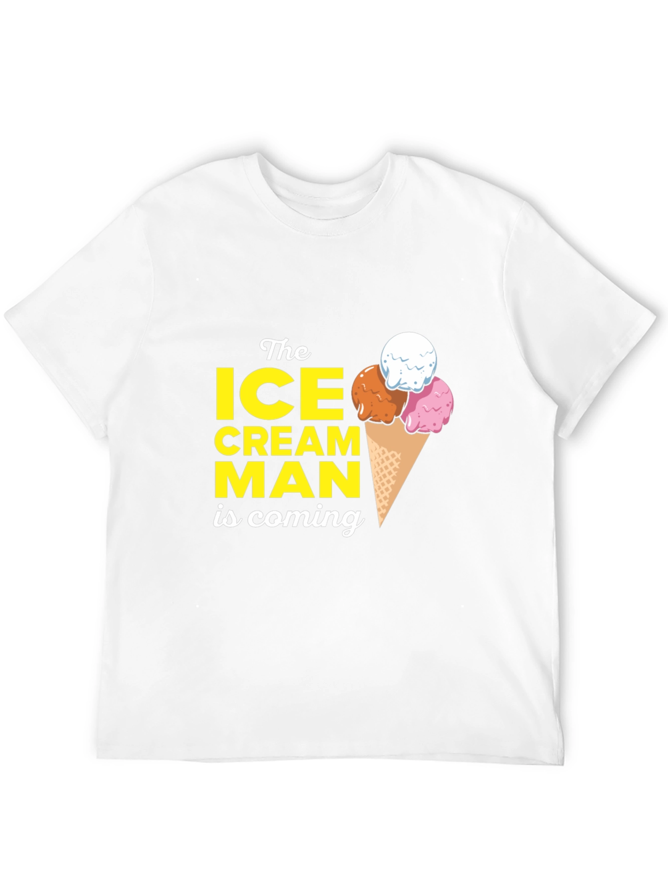 Ice Cream Man T-Shirt - Cool Graphic Tee