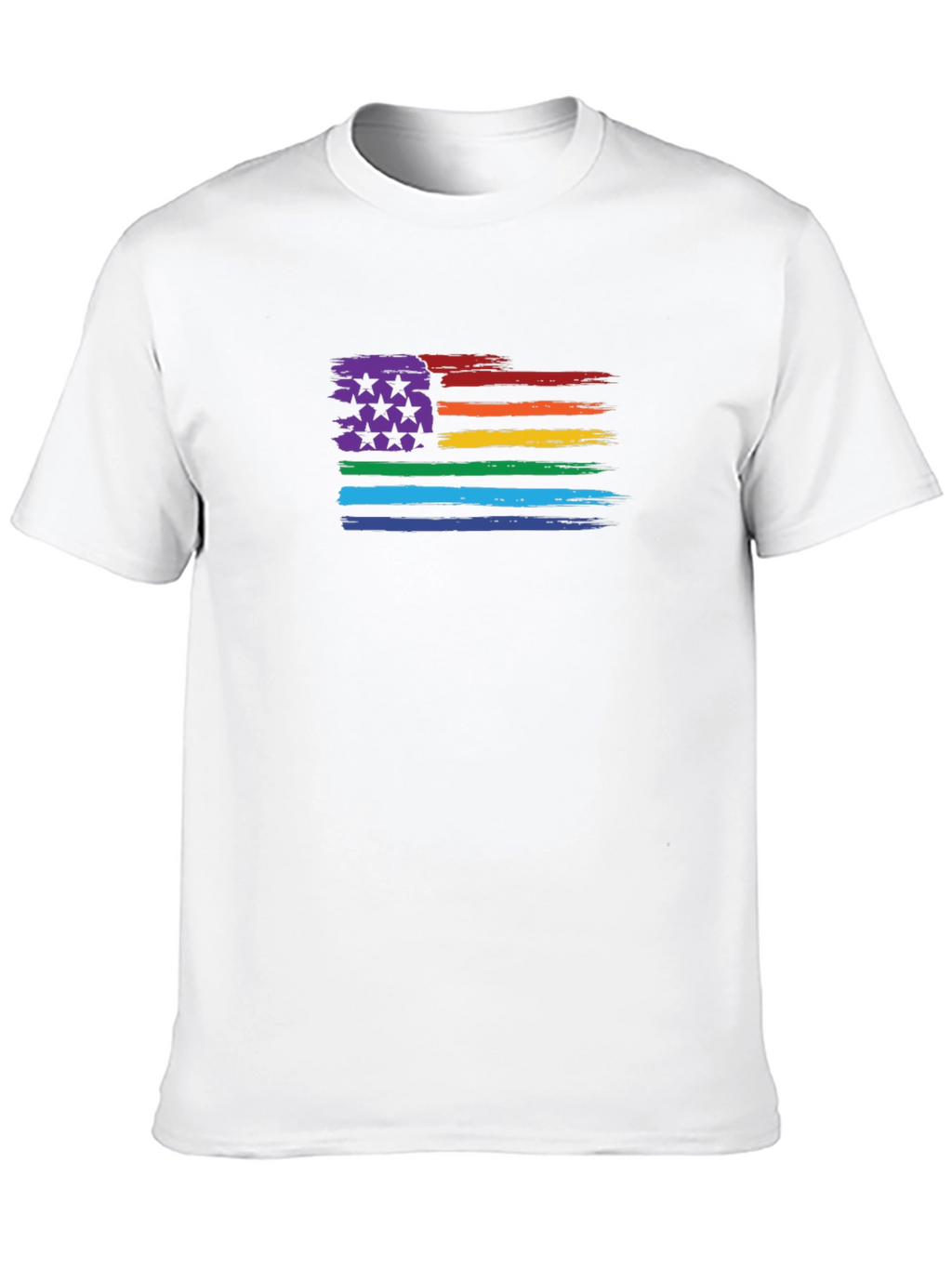 LGBT Pride Flag T-Shirt - Unisex Black Tee