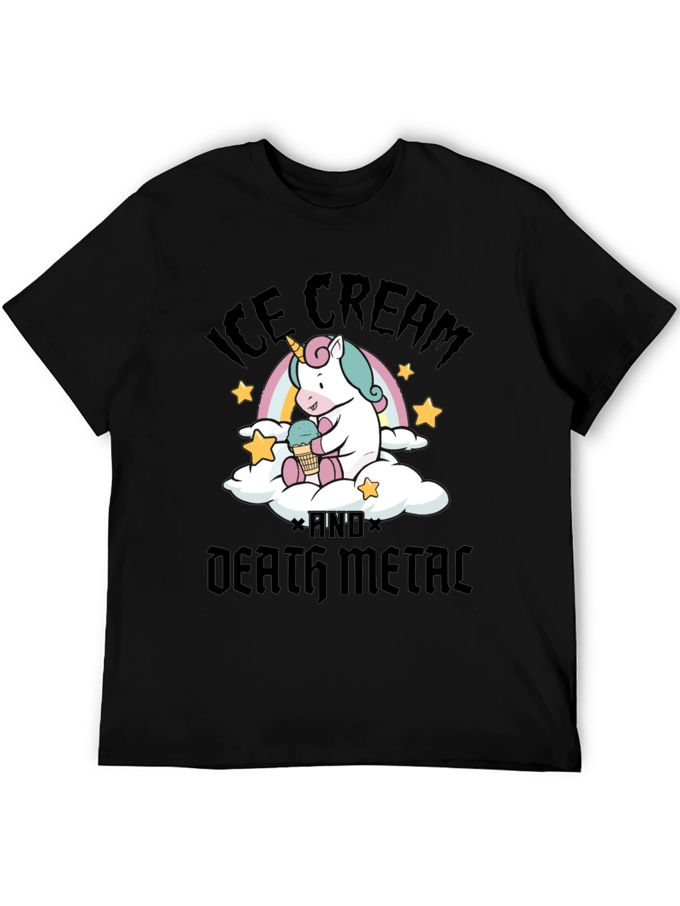Ice Cream & Death Metal Unicorn T-Shirt