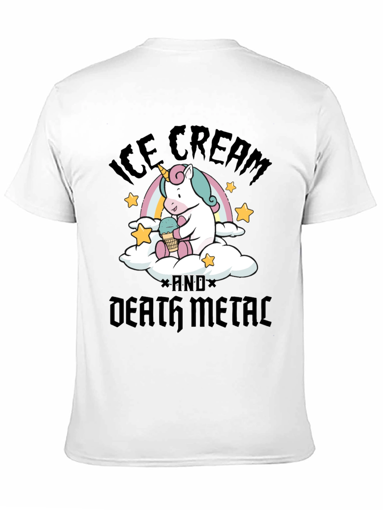Ice Cream & Death Metal Unicorn T-Shirt