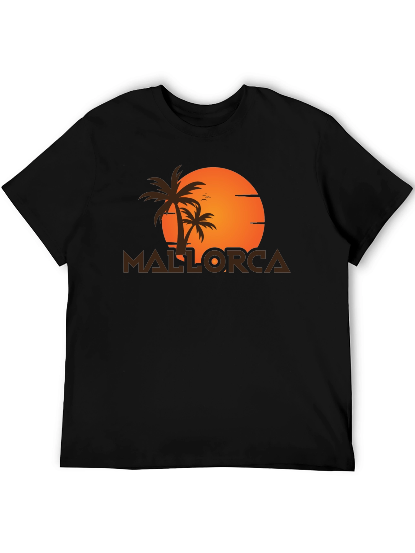 Mallorca Sunset Graphic T-Shirt - Tropical Vacation Tee