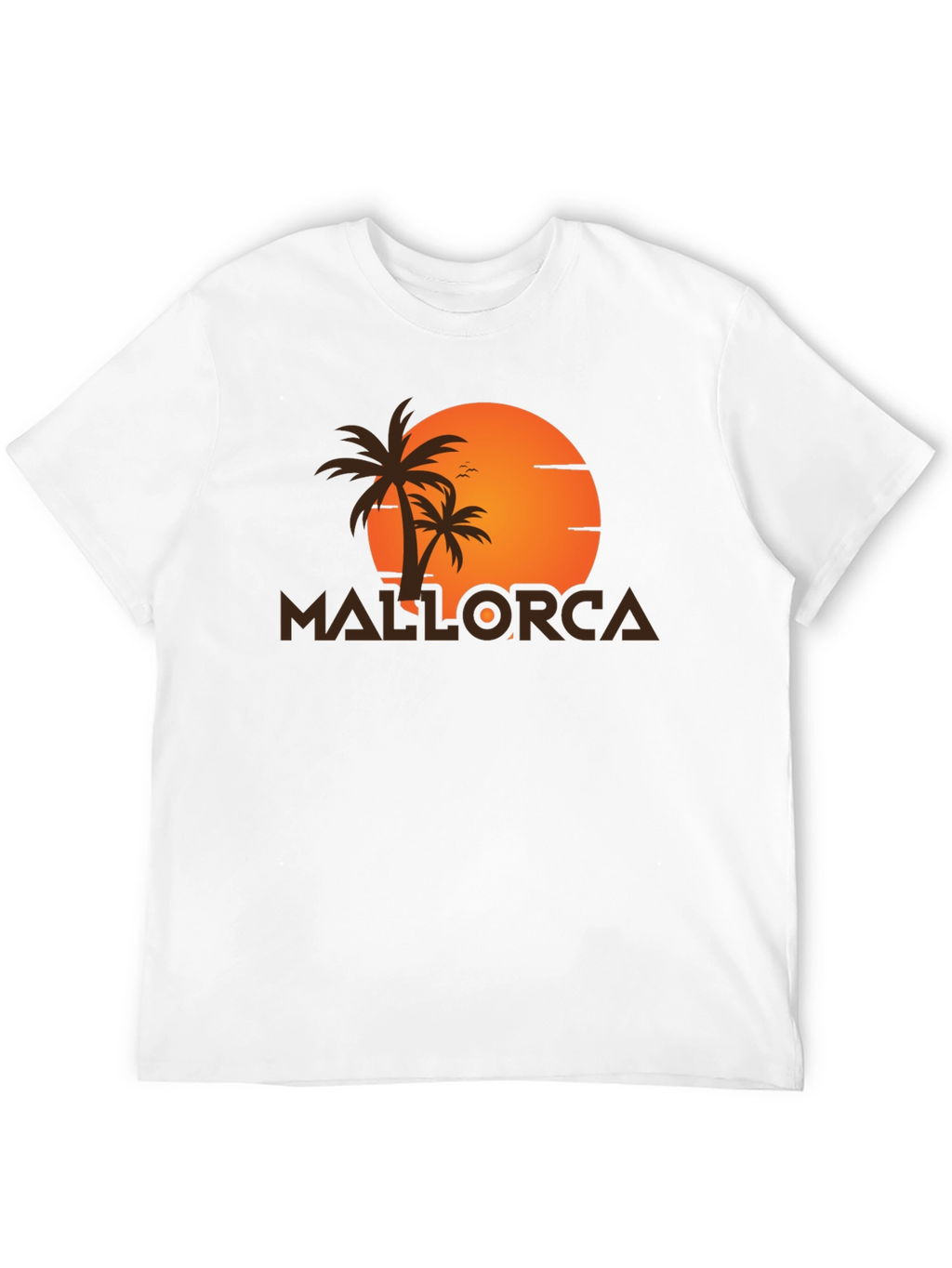 Mallorca Sunset Graphic T-Shirt - Tropical Vacation Tee
