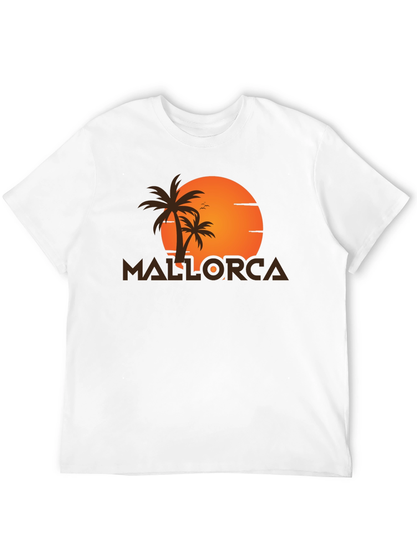 Mallorca Sunset Graphic T-Shirt - Tropical Vacation Tee
