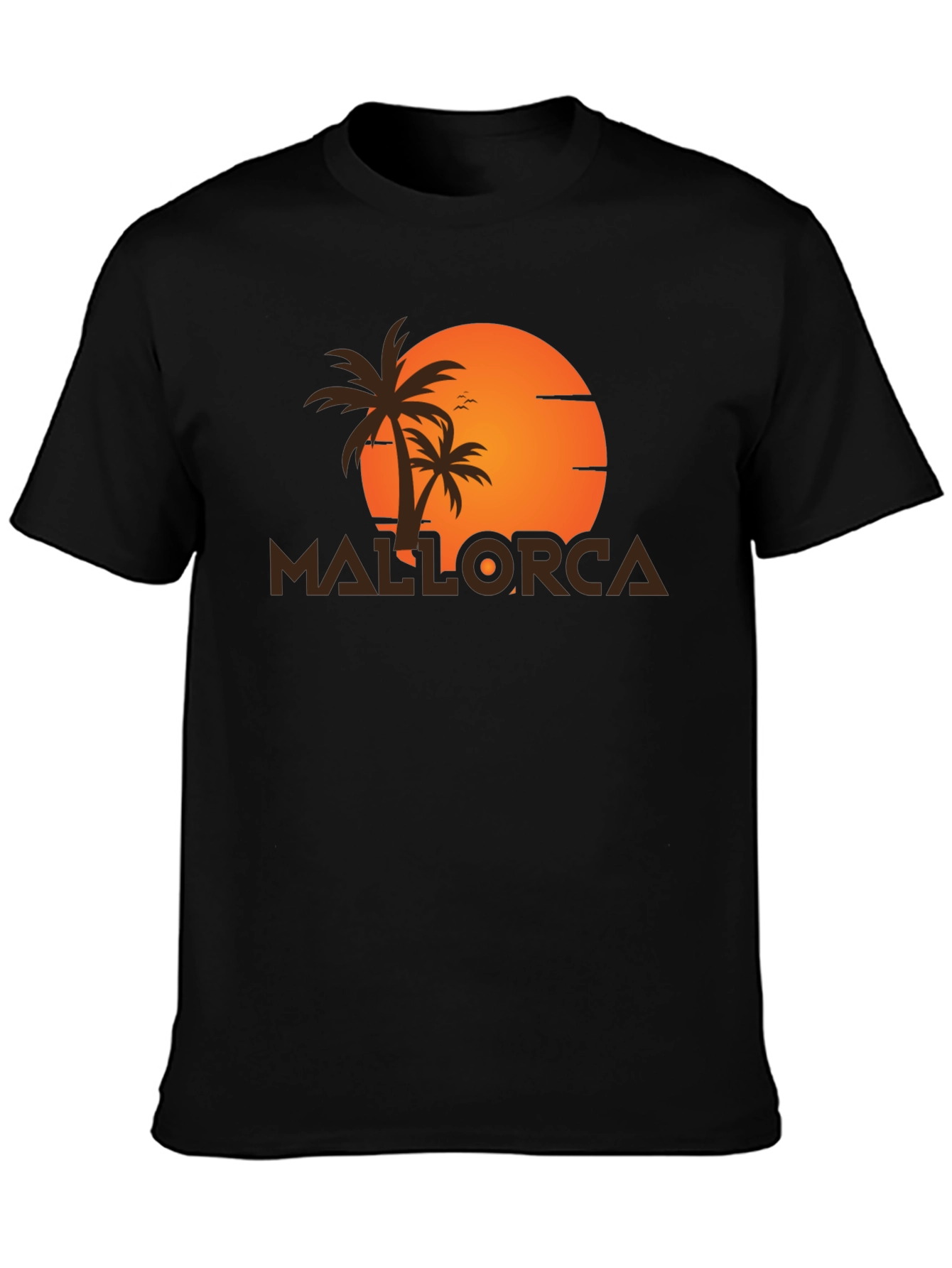 Mallorca Sunset Graphic T-Shirt - Tropical Vacation Tee