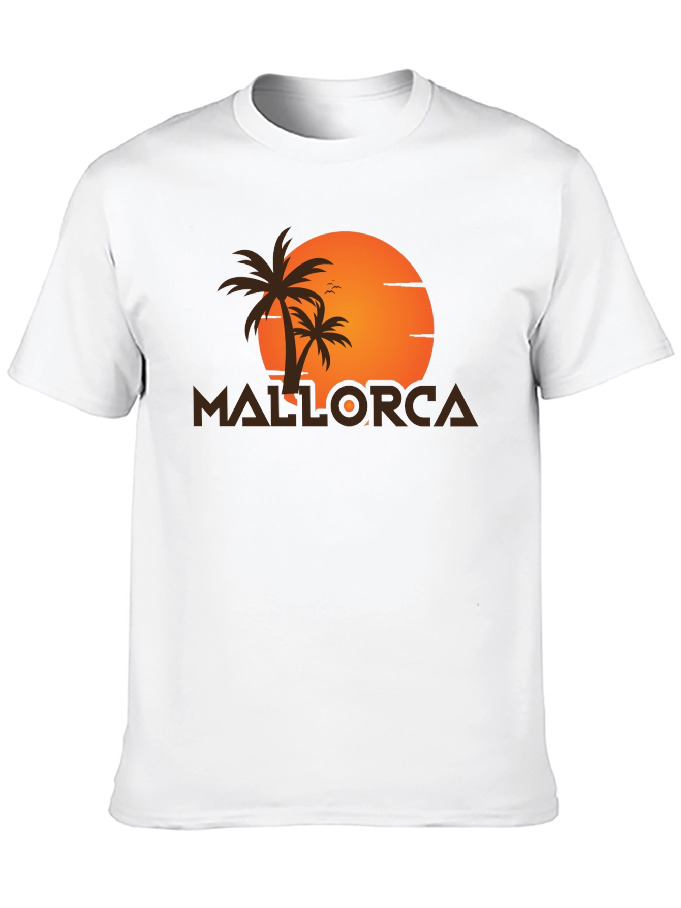 Mallorca Sunset Graphic T-Shirt - Tropical Vacation Tee