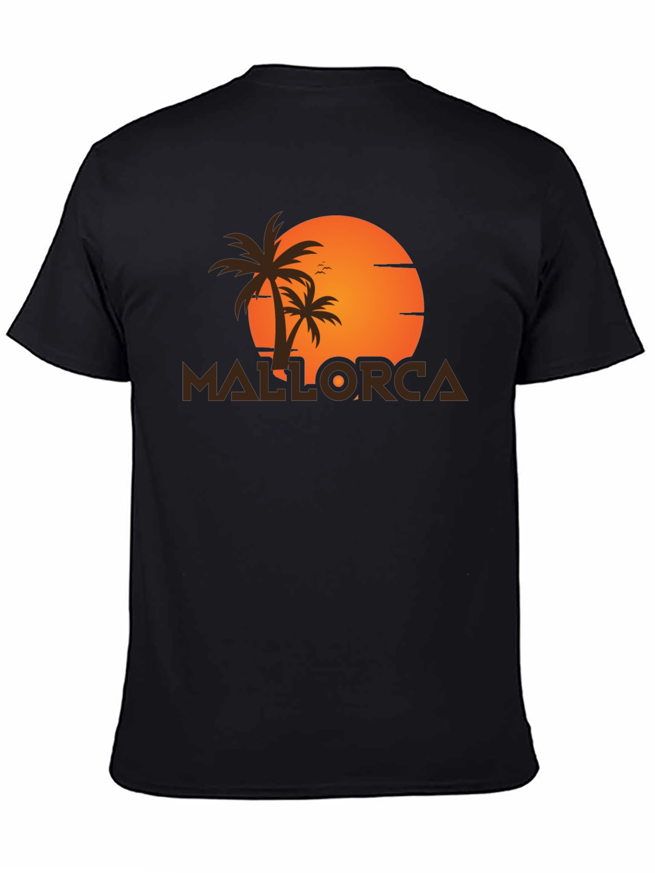 Mallorca Sunset Graphic T-Shirt - Tropical Vacation Tee