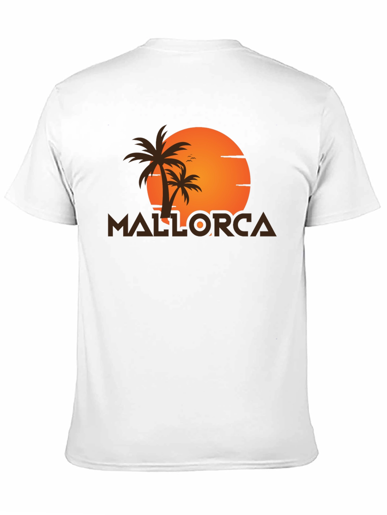 Mallorca Sunset Graphic T-Shirt - Tropical Vacation Tee