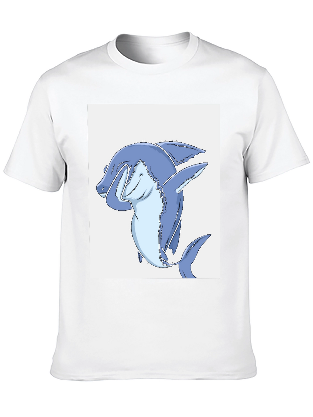 Dabbing Shark Black T-Shirt