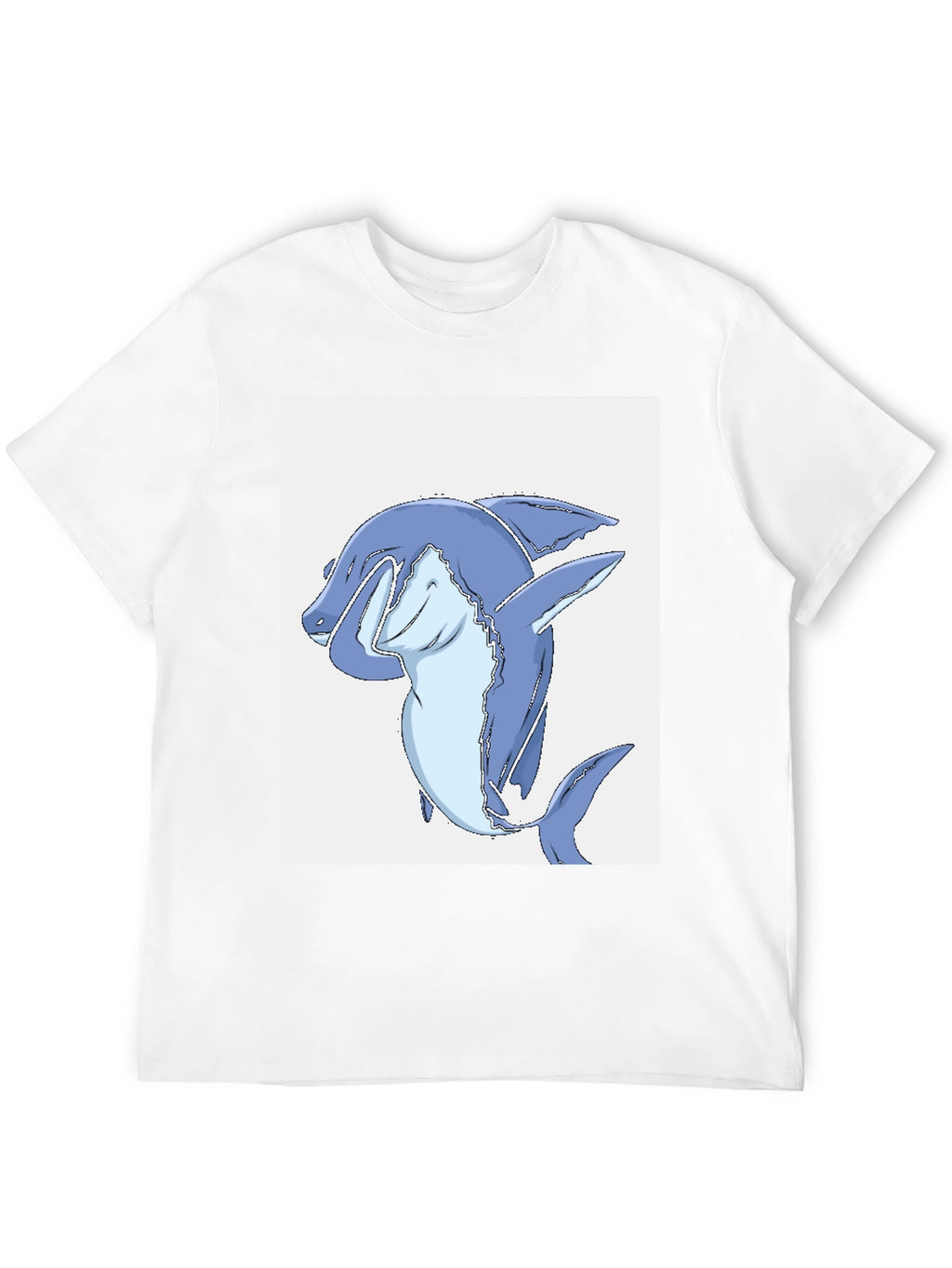 Dabbing Shark Black T-Shirt