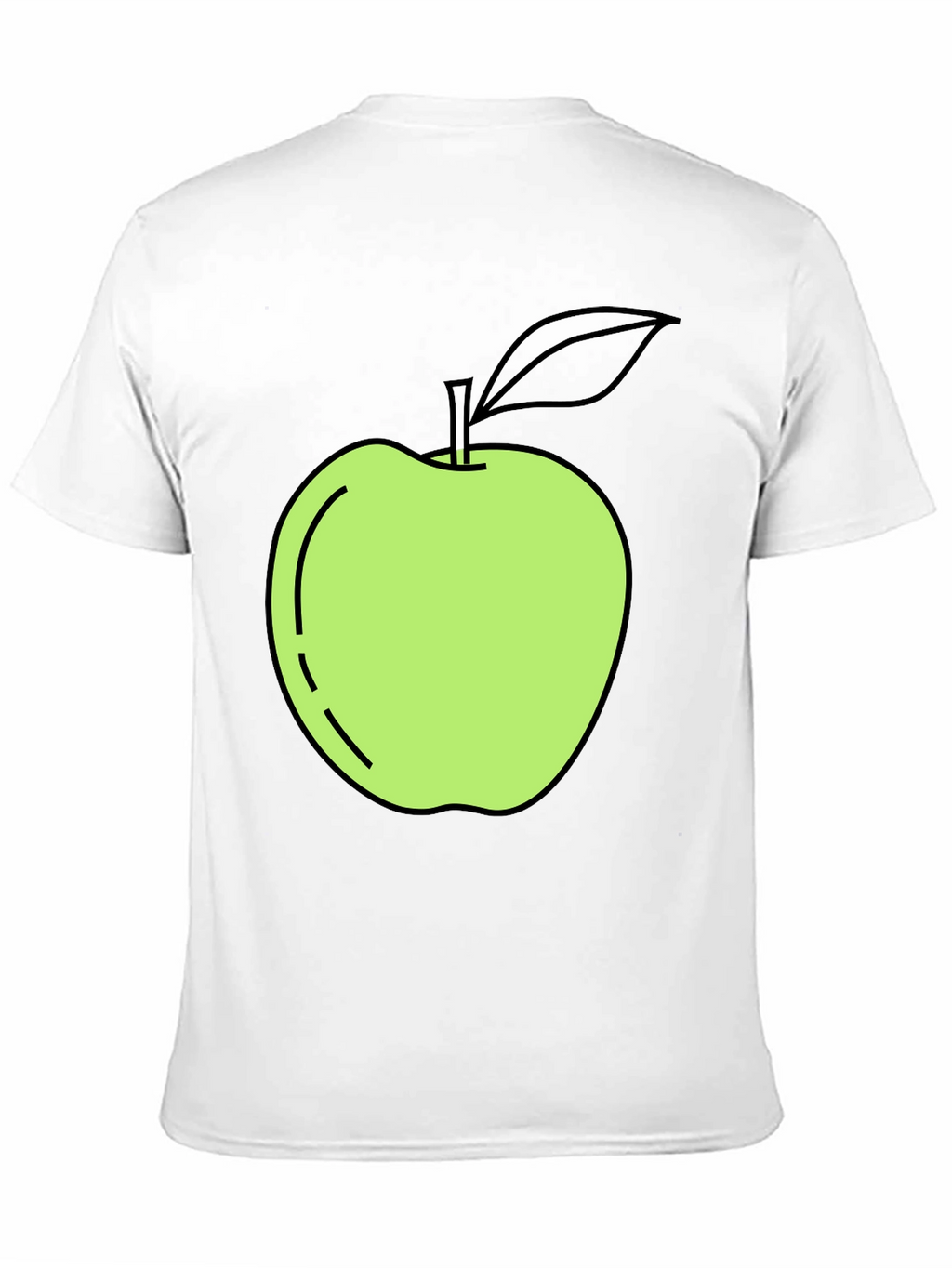 Apple Graphic Black T-Shirt - Casual Cool