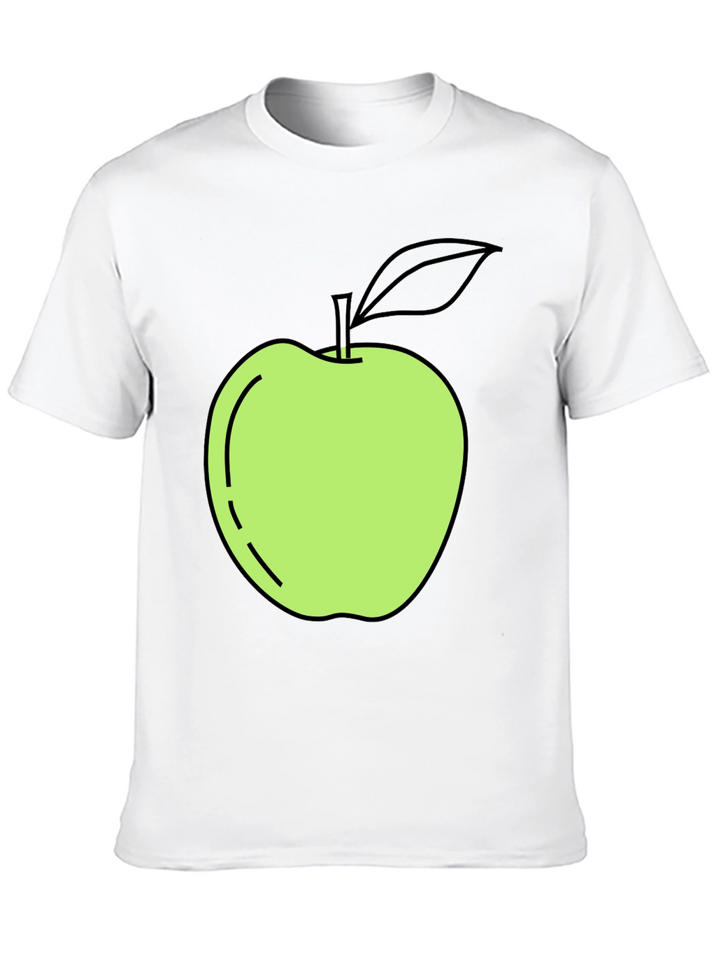 Apple Graphic Black T-Shirt - Casual Cool