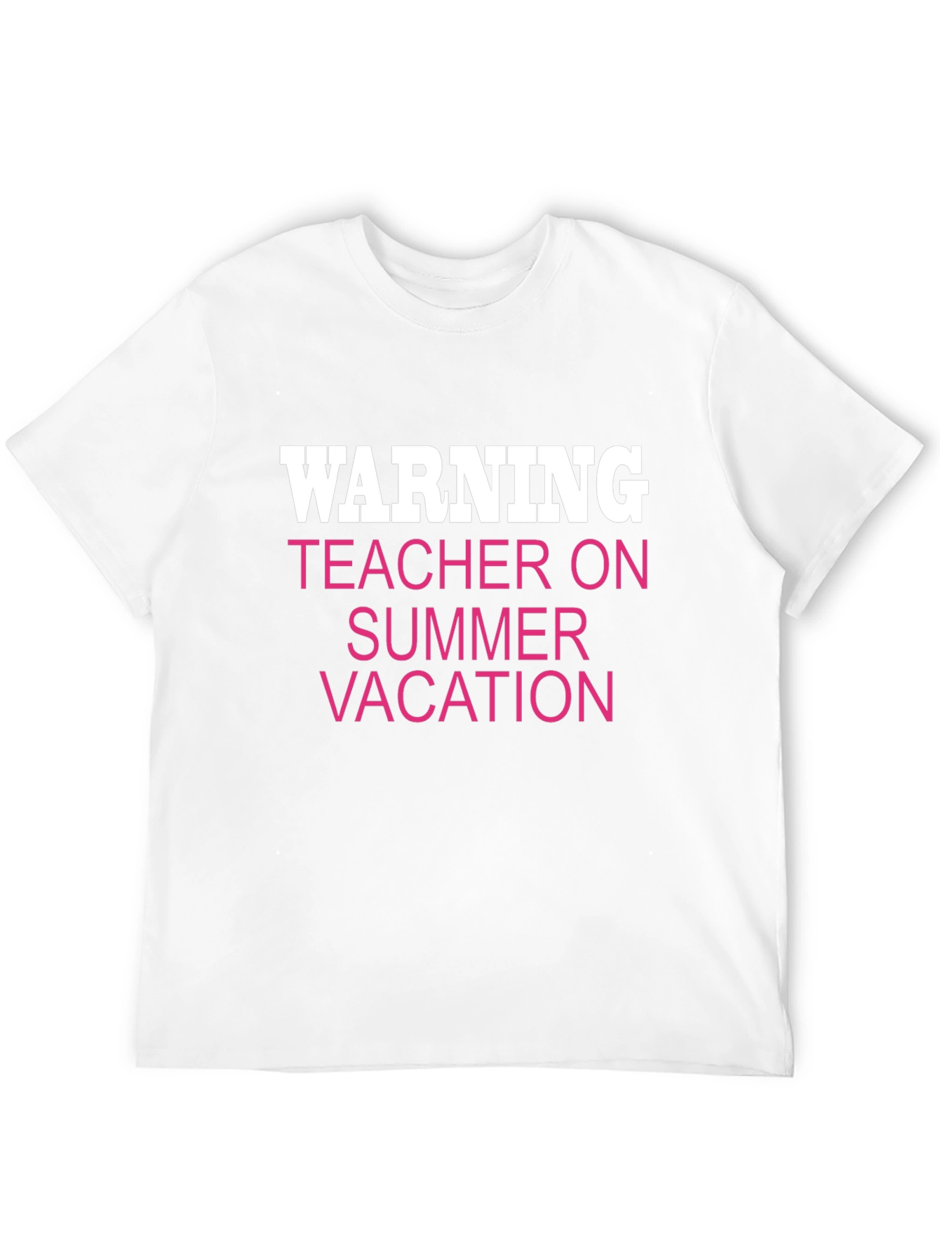 Warning Teacher on Summer Vacation Tee