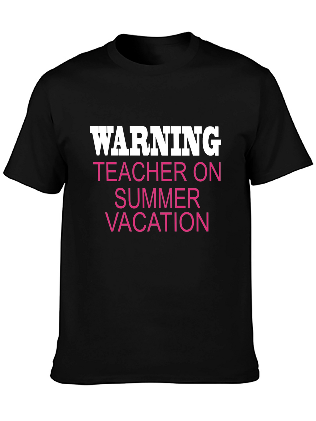 Warning Teacher on Summer Vacation Tee