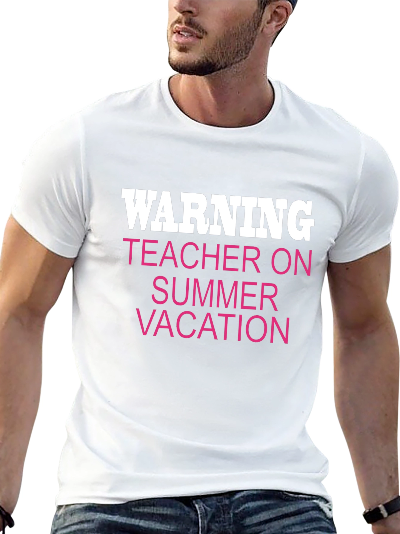 Warning Teacher on Summer Vacation Tee