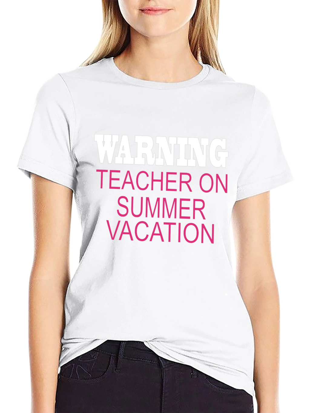 Warning Teacher on Summer Vacation Tee